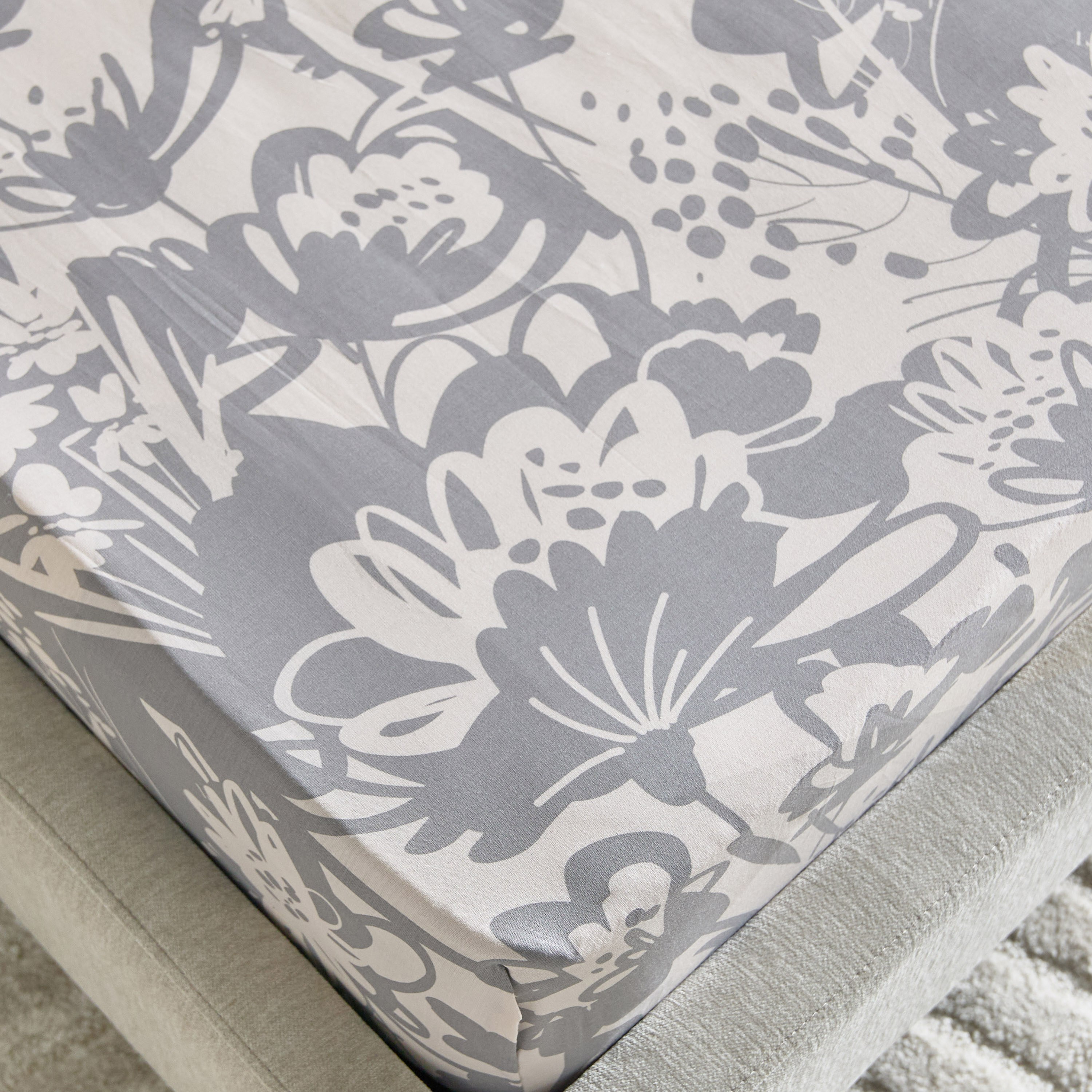 Aurora Heya Printed Cotton Twin Fitted Sheet - 120x200+33 cm-hbxhomeware-hbxkidsandyouth-image-5