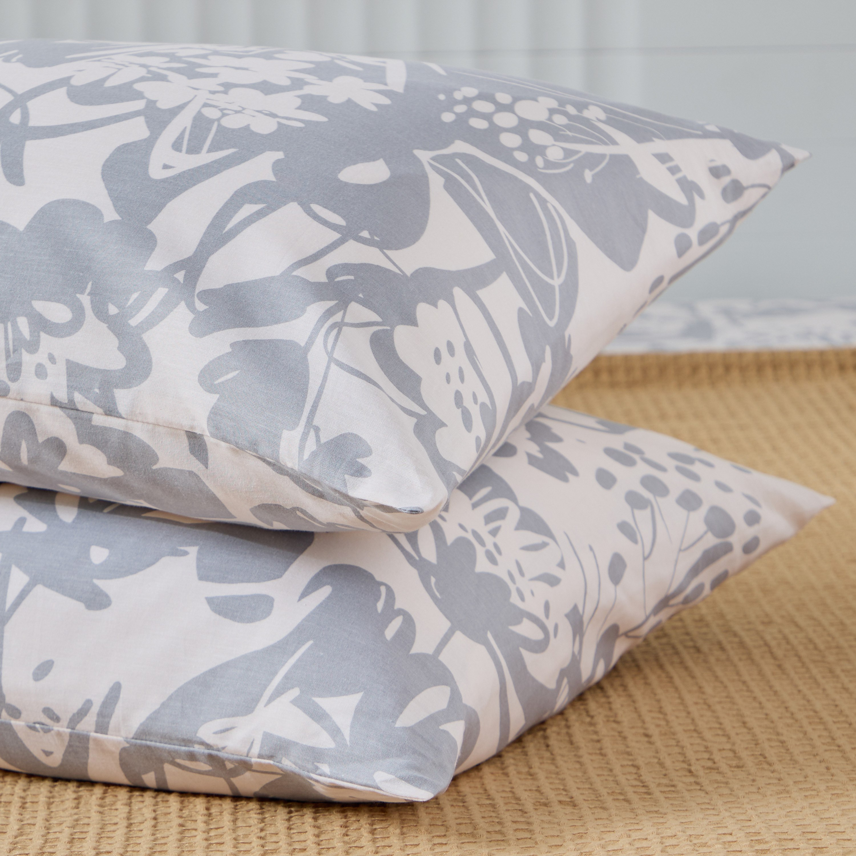 Aurora Heya 2-Piece Printed Cotton Pillow Cover Set - 50x75 cm-hbxhomeware-hbxkidsandyouth-image-5