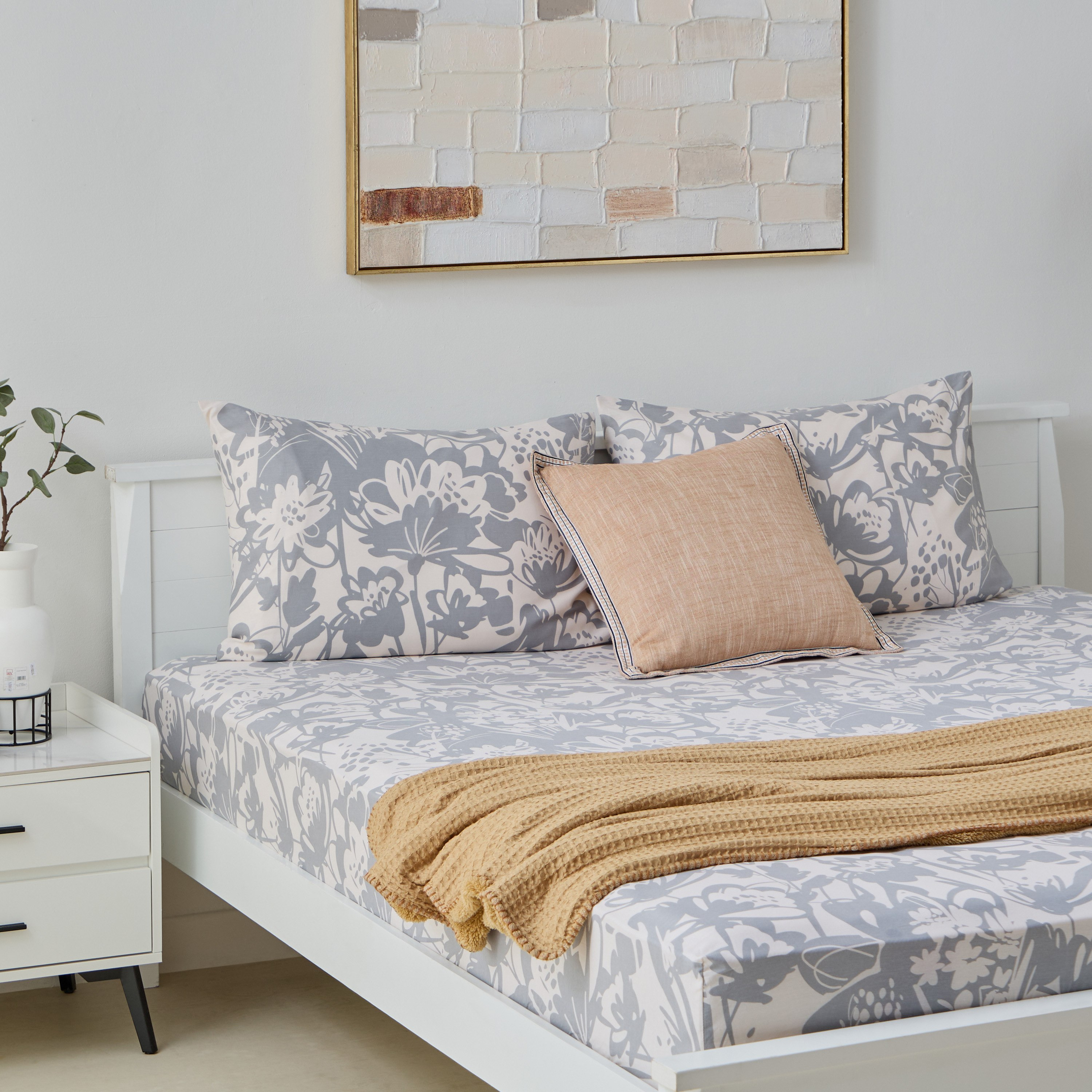 Aurora Heya 2-Piece Printed Cotton Pillow Cover Set - 50x75 cm-hbxhomeware-hbxkidsandyouth-image-6