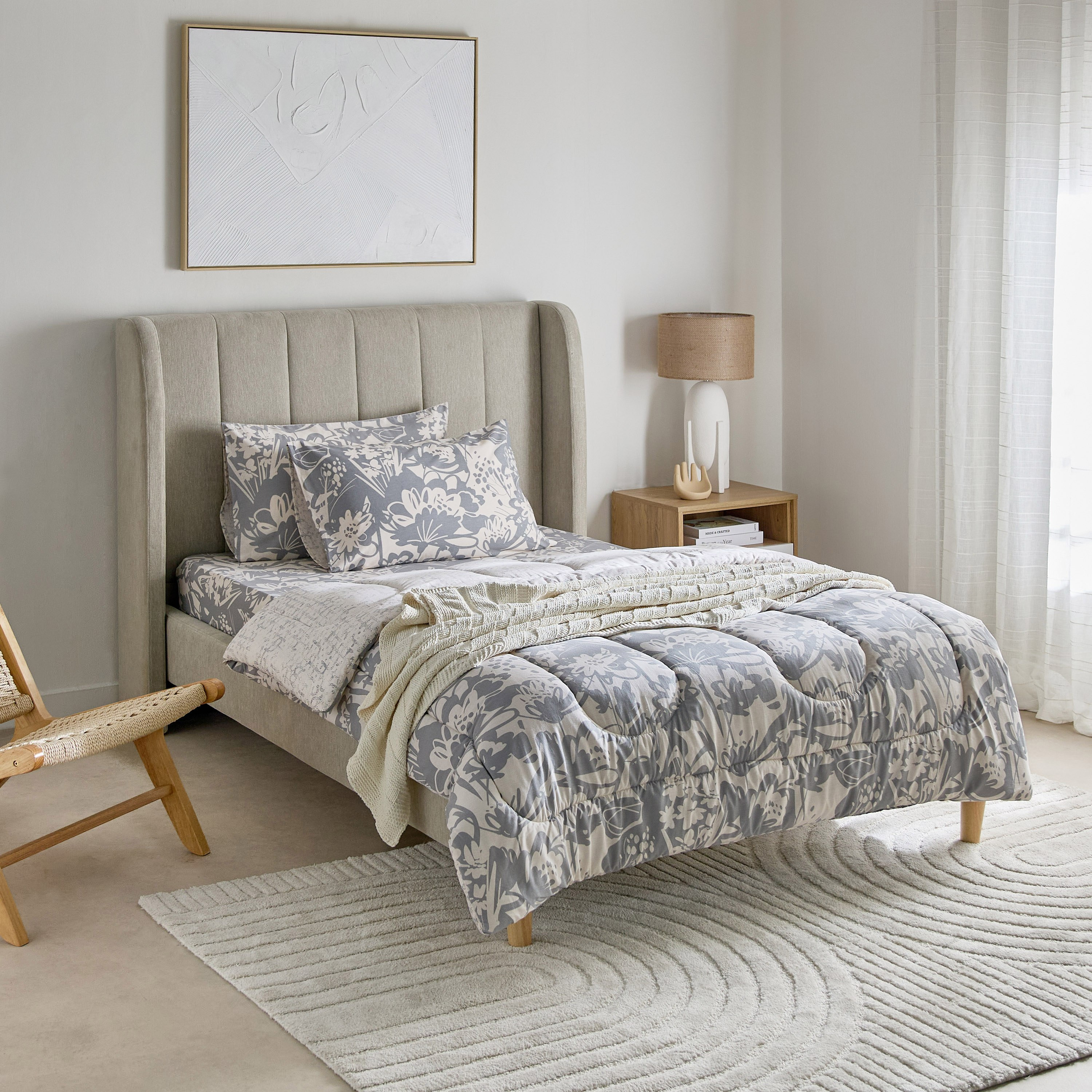 Aurora Heya 3-Piece Printed Cotton Twin Comforter Set - 160x220 cm-hbxhomeware-hbxkidsandyouth-image-8