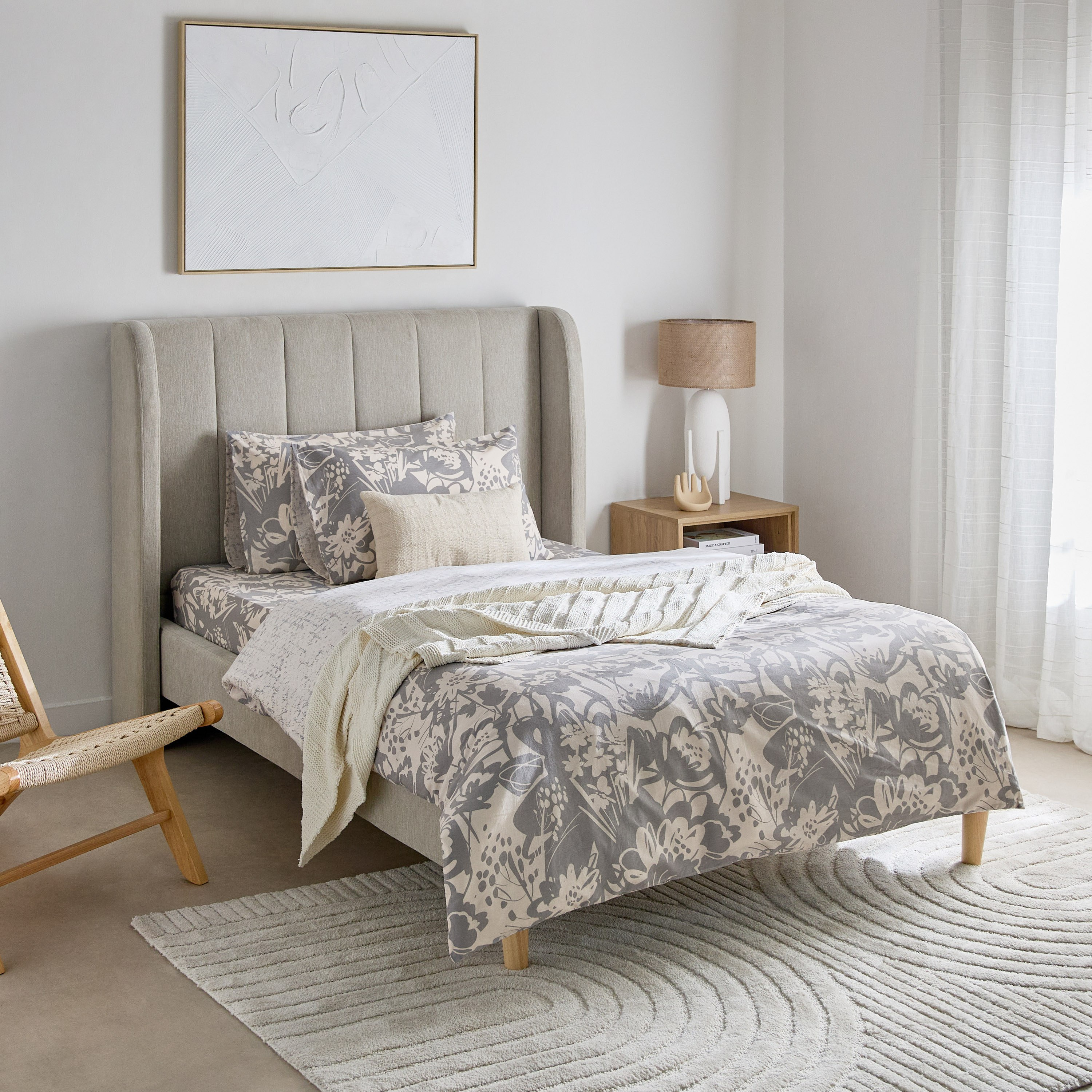 مجموعة غطاء لحاف توين مبطّن قطن بطبعات 3 قطع هيا من أورورا - 150x220 سم-hbxhomeware-hbxbedroom-image-2