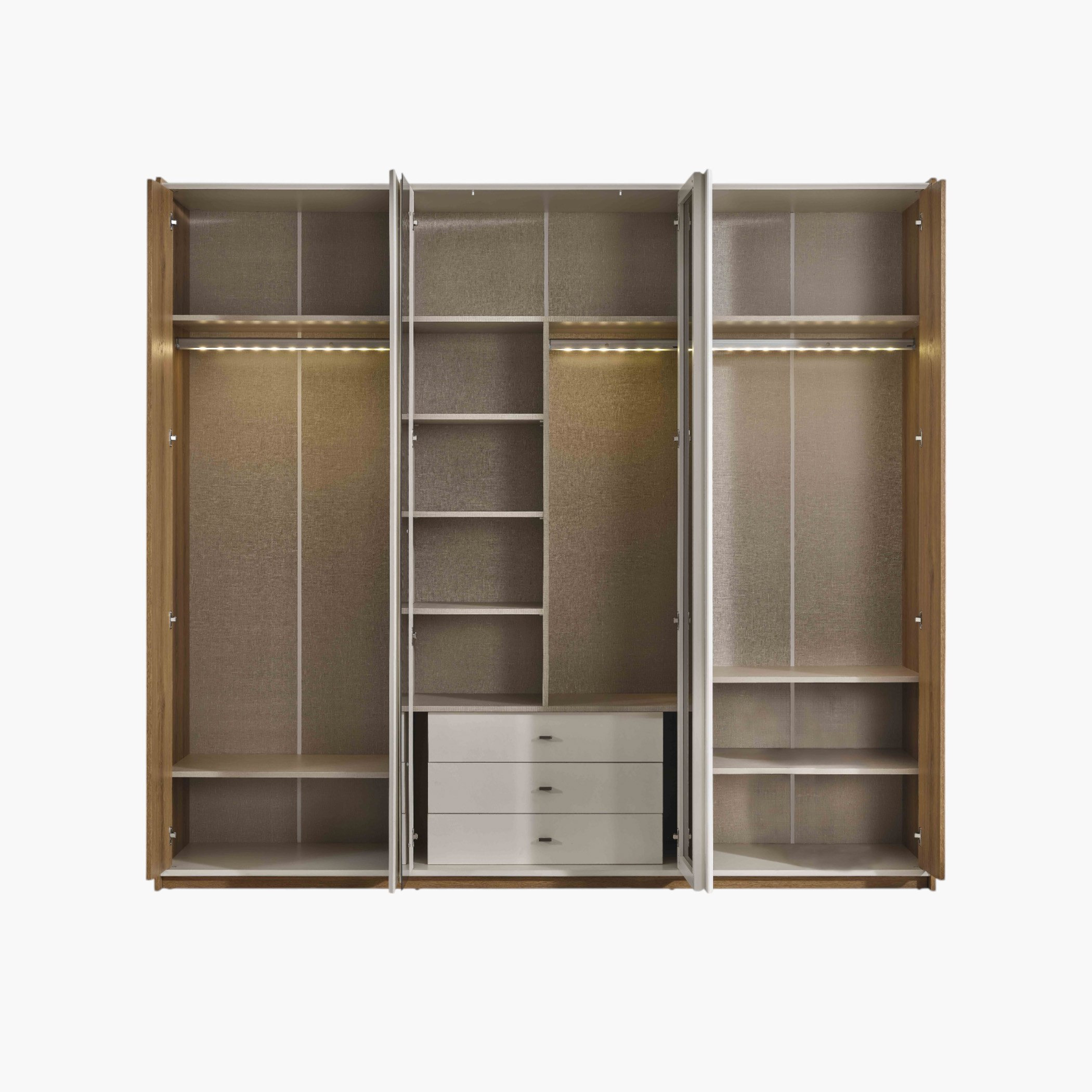 خزانة ملابس بـ6 أبواب و3 أدراج ومرآة من كابريس-hbxfurniture-wardrobes-image-3