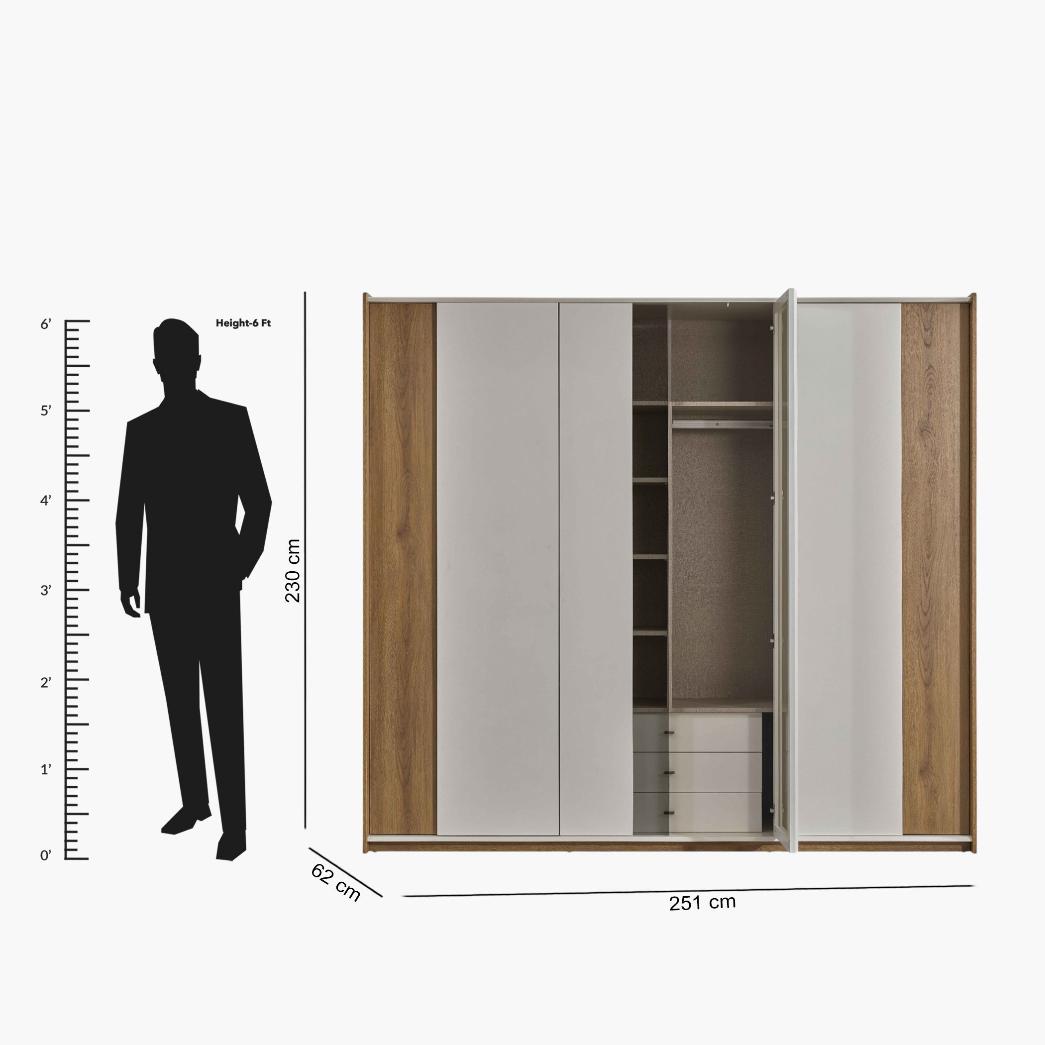 خزانة ملابس بـ6 أبواب و3 أدراج ومرآة من كابريس-hbxfurniture-wardrobes-image-9