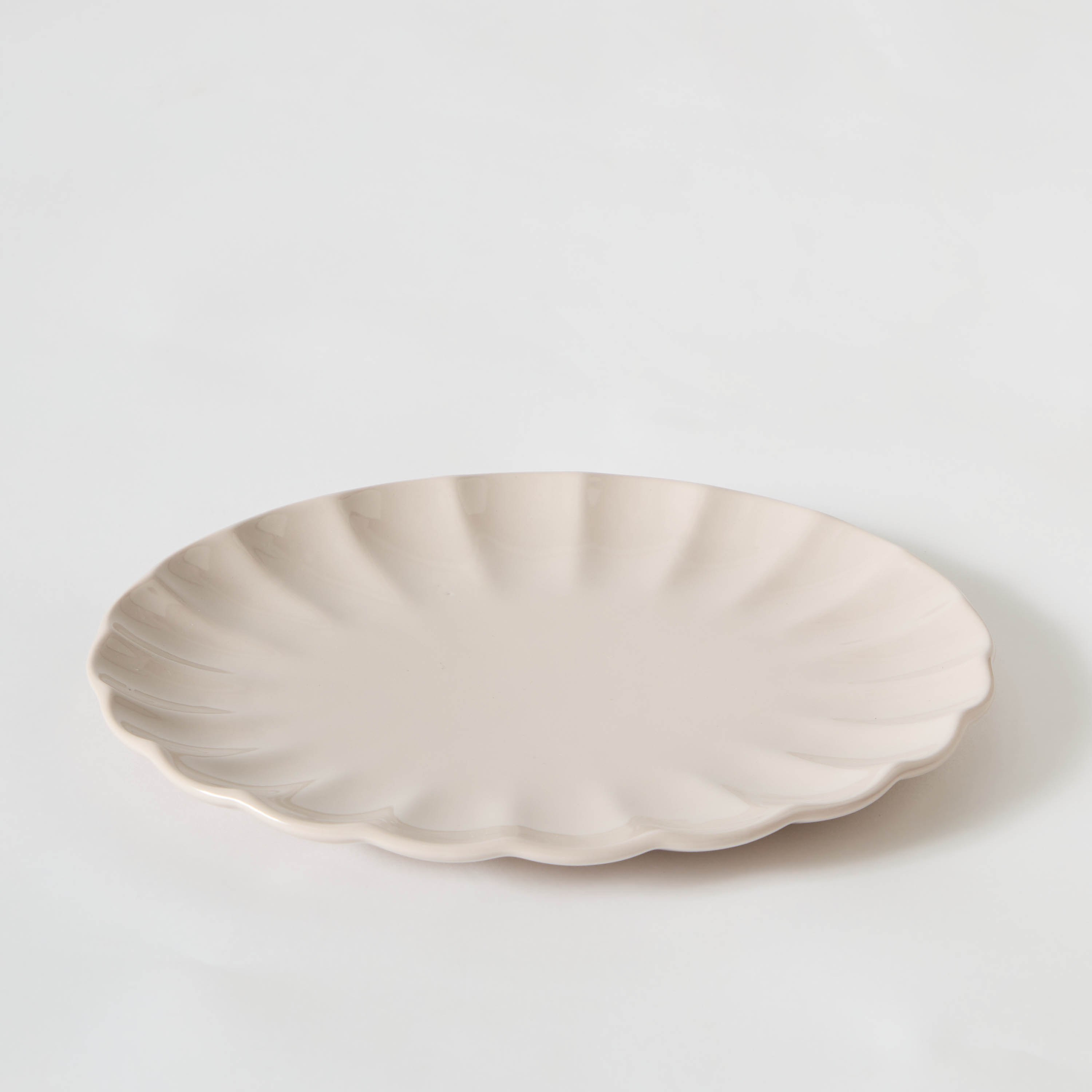 صحن تقديم سكالوب من الفخار من سيام - 28.5 سم-hbxdecorandfurnishings-tabletop-serveware-image-5