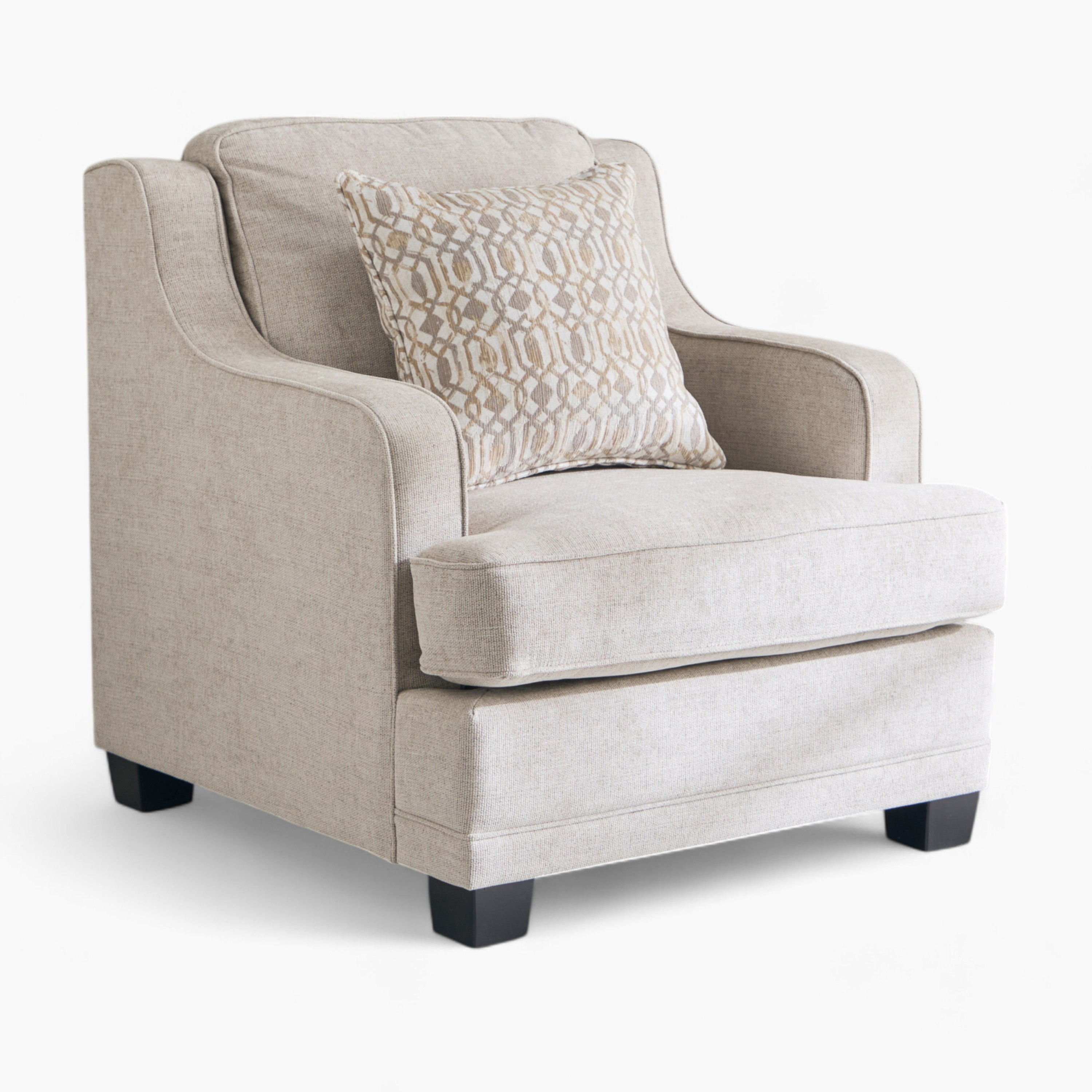 Aurum Fabric Armchair Sofa with Cushion-hbxlivingroom-sofasandarmchairs-sofas-image-11
