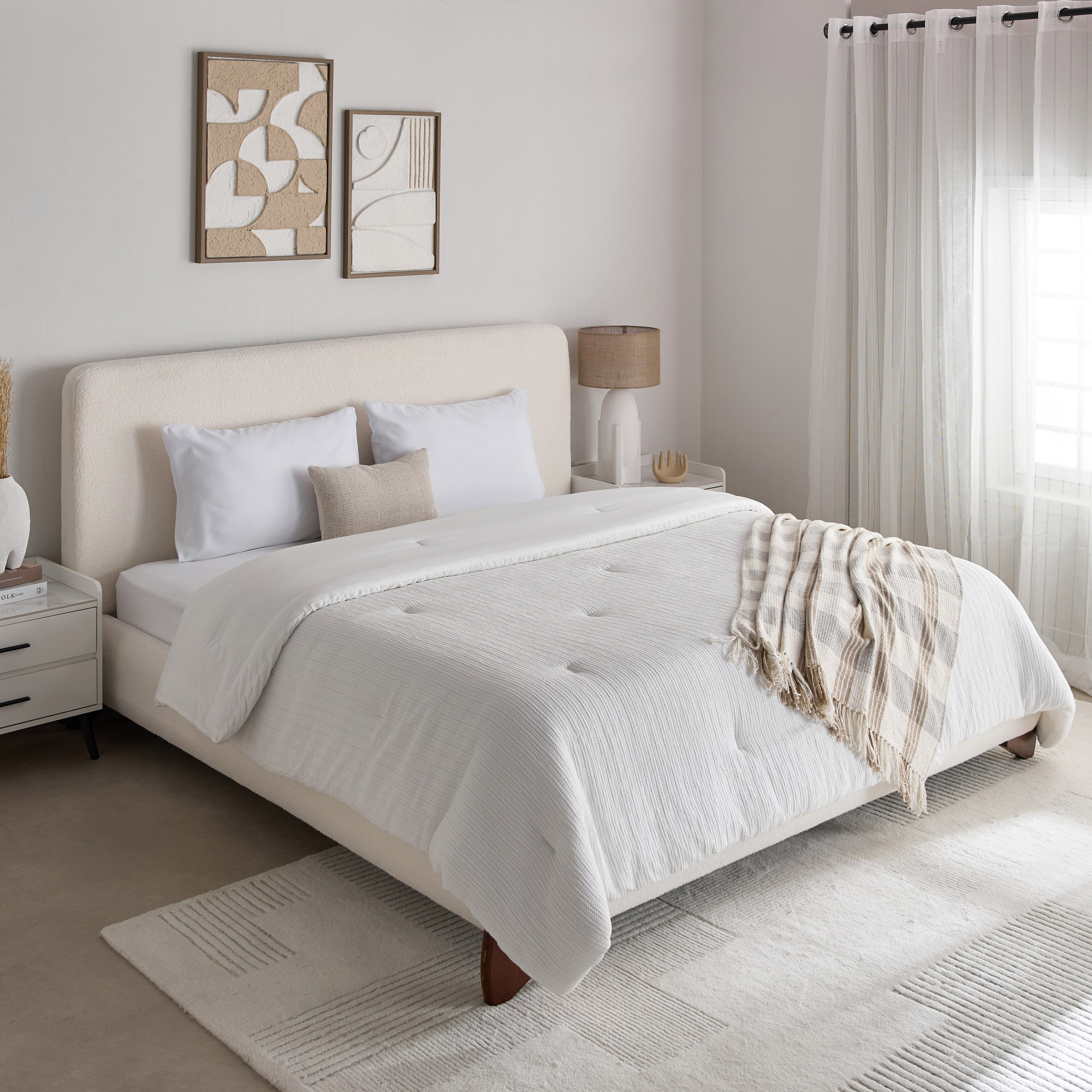 طقم غطاء وسادة سادة قطعتين من أكسيس - 50x75+15 سم-hbxhomeware-hbxbedroom-image-6