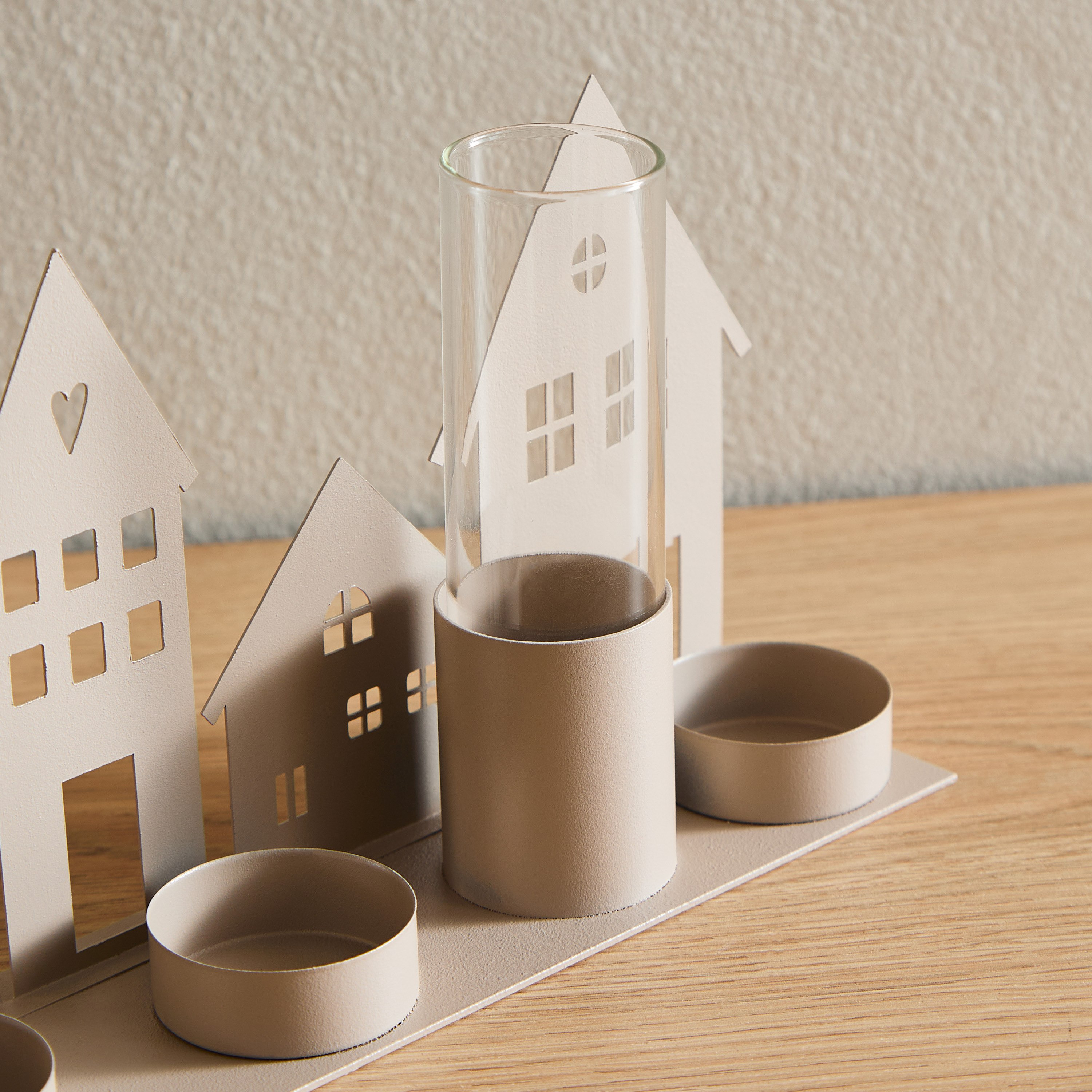 Wadee Metal House Accent with Glass Vase-hbxhomeware-homedecor-figurinesandornaments-image-4