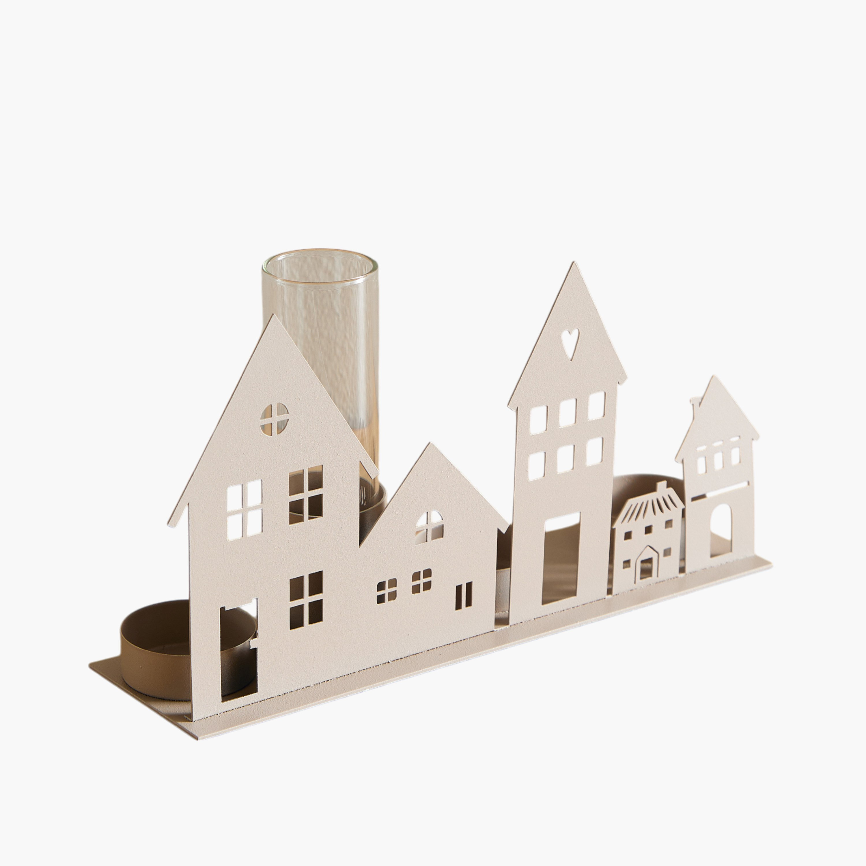 Wadee Metal House Accent with Glass Vase-hbxhomeware-homedecor-figurinesandornaments-image-6
