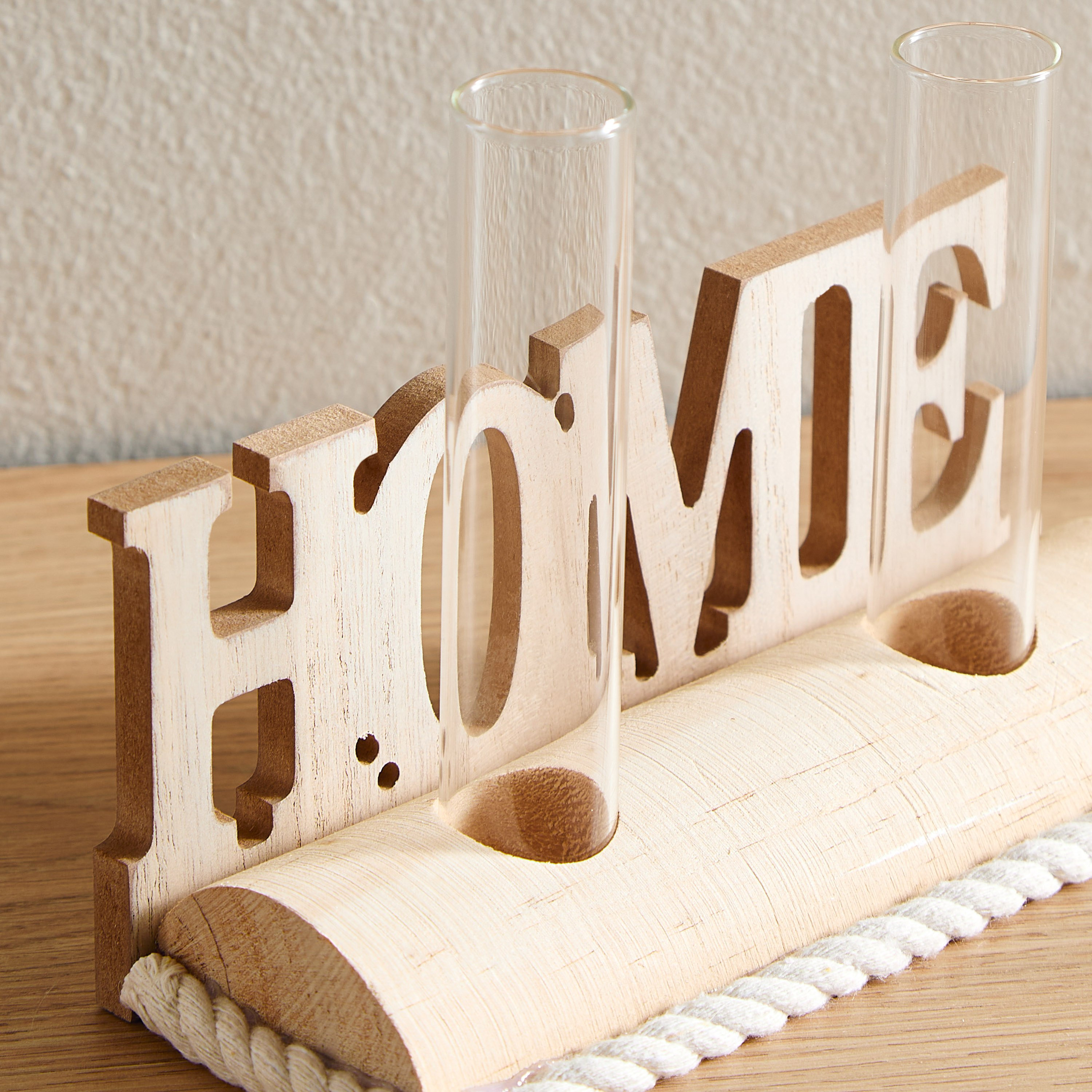 Wadee Wooden Home Accent with 2 Glass Vases-hbxhomeware-homedecor-figurinesandornaments-image-3
