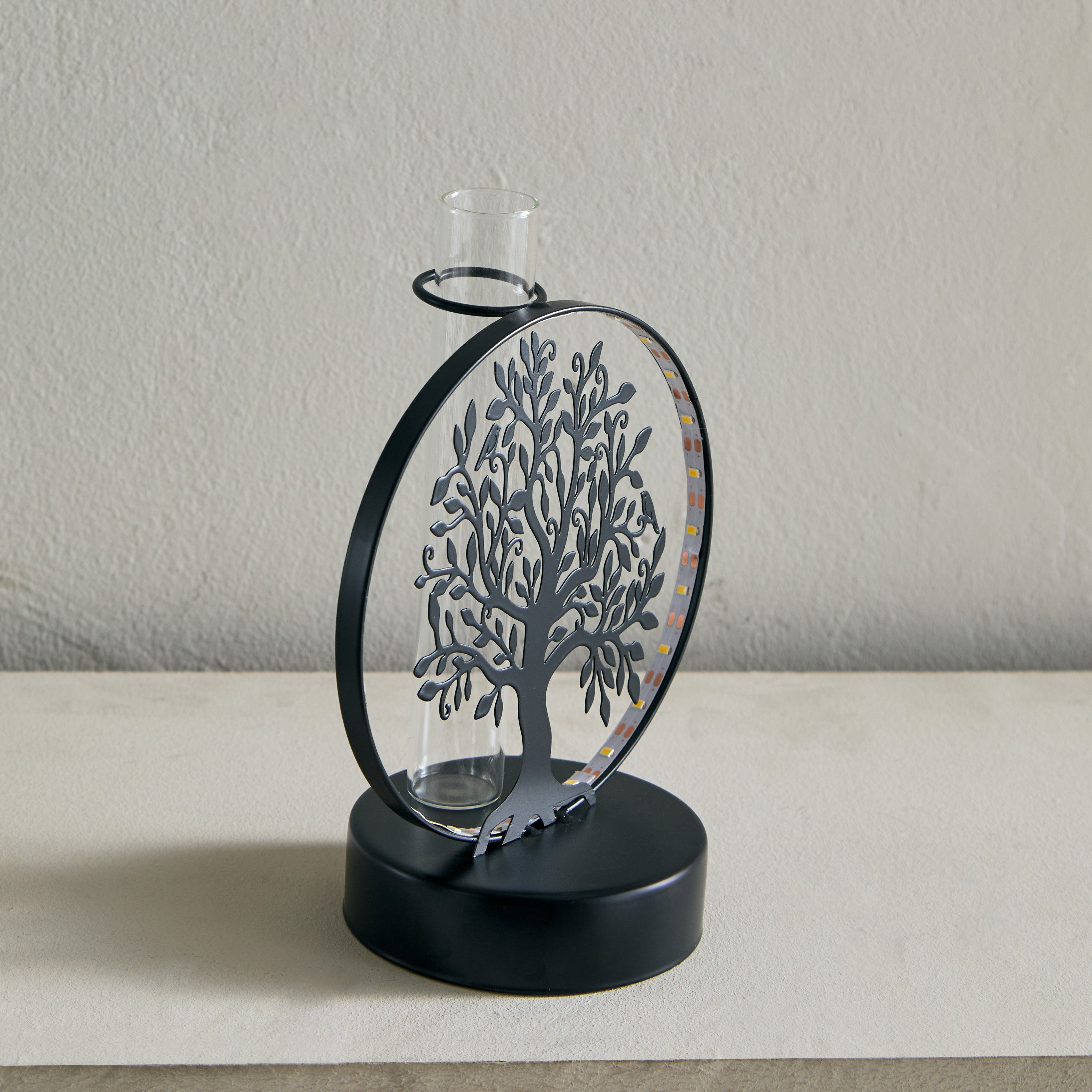 حامل زهور شجرة الحياة معدن مع مصباح إل إي دي ومزهرية زجاج من وادي-hbxhomeware-homedecor-figurinesandornaments-image-2