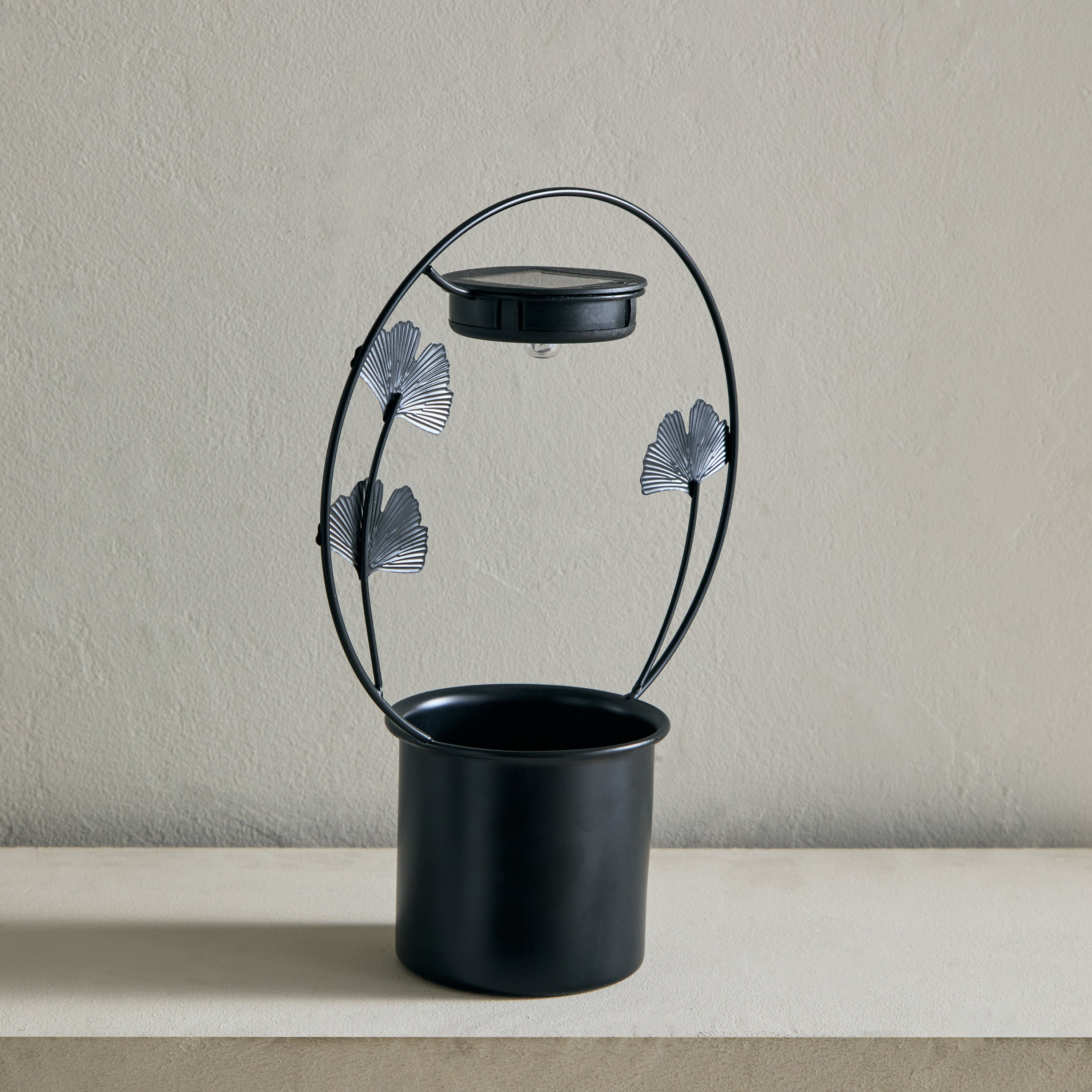 Wadee Ginkgo Metal Accent with Tin Pot and Solar LED Light-hbxhomeware-homedecor-figurinesandornaments-image-2