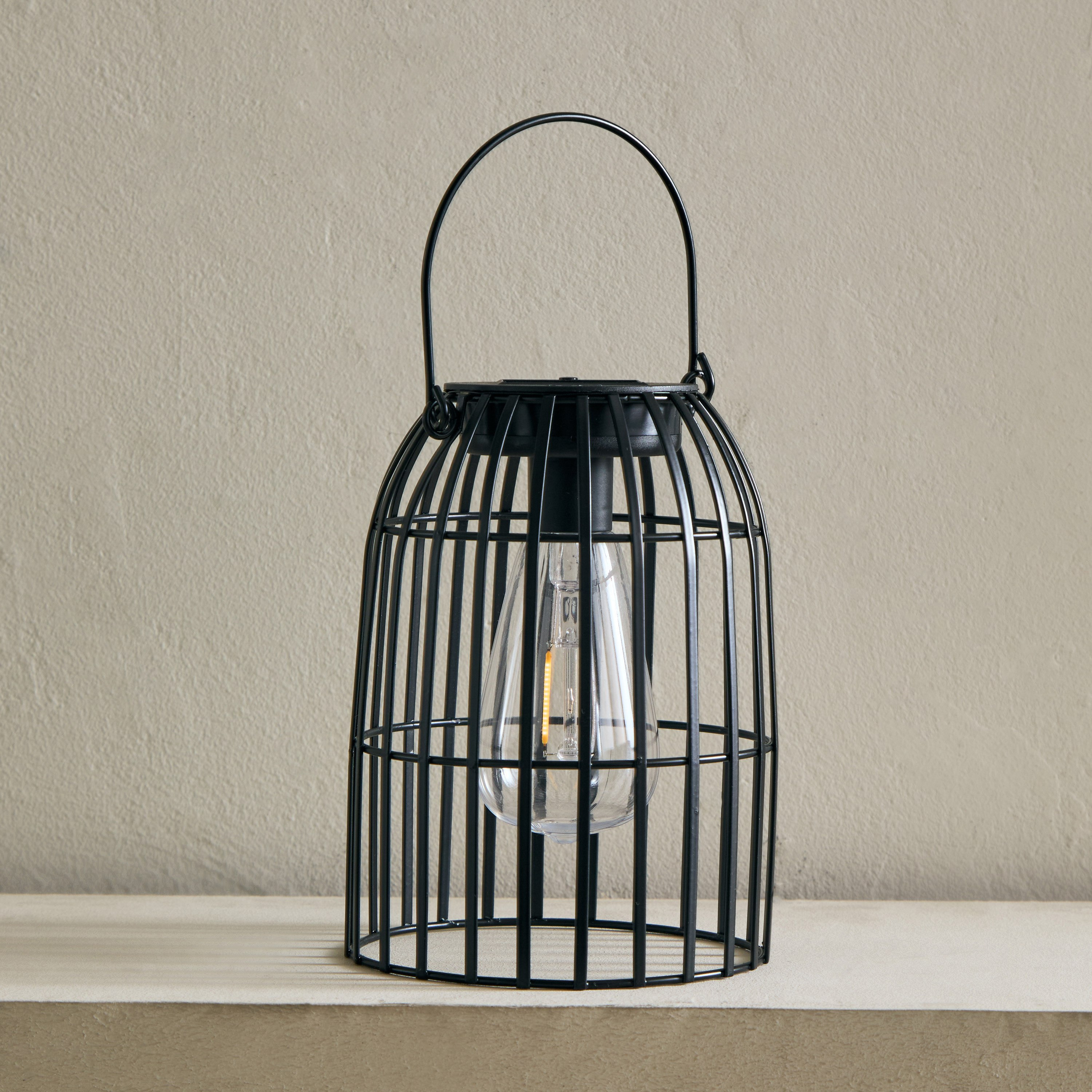 Wadee Metal Solar Lamp - 14x14x19 cm-hbxbedroom-lighting-tablelamps-image-6