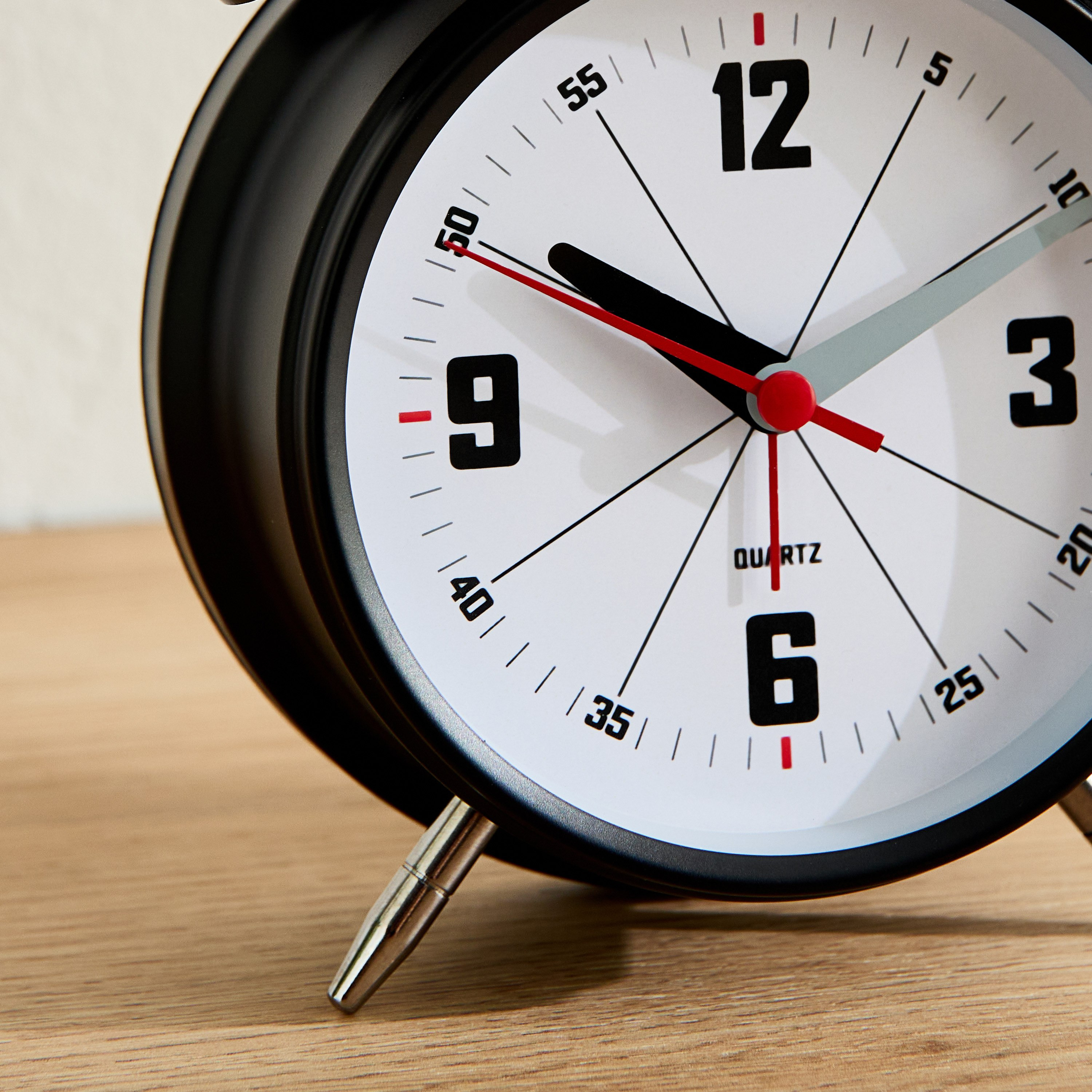 ساعة منبه ميتال بجرس مزدوج من ميدو - 15.5 سم-hbxdiningroom-decorandaccessories-clocks-image-4