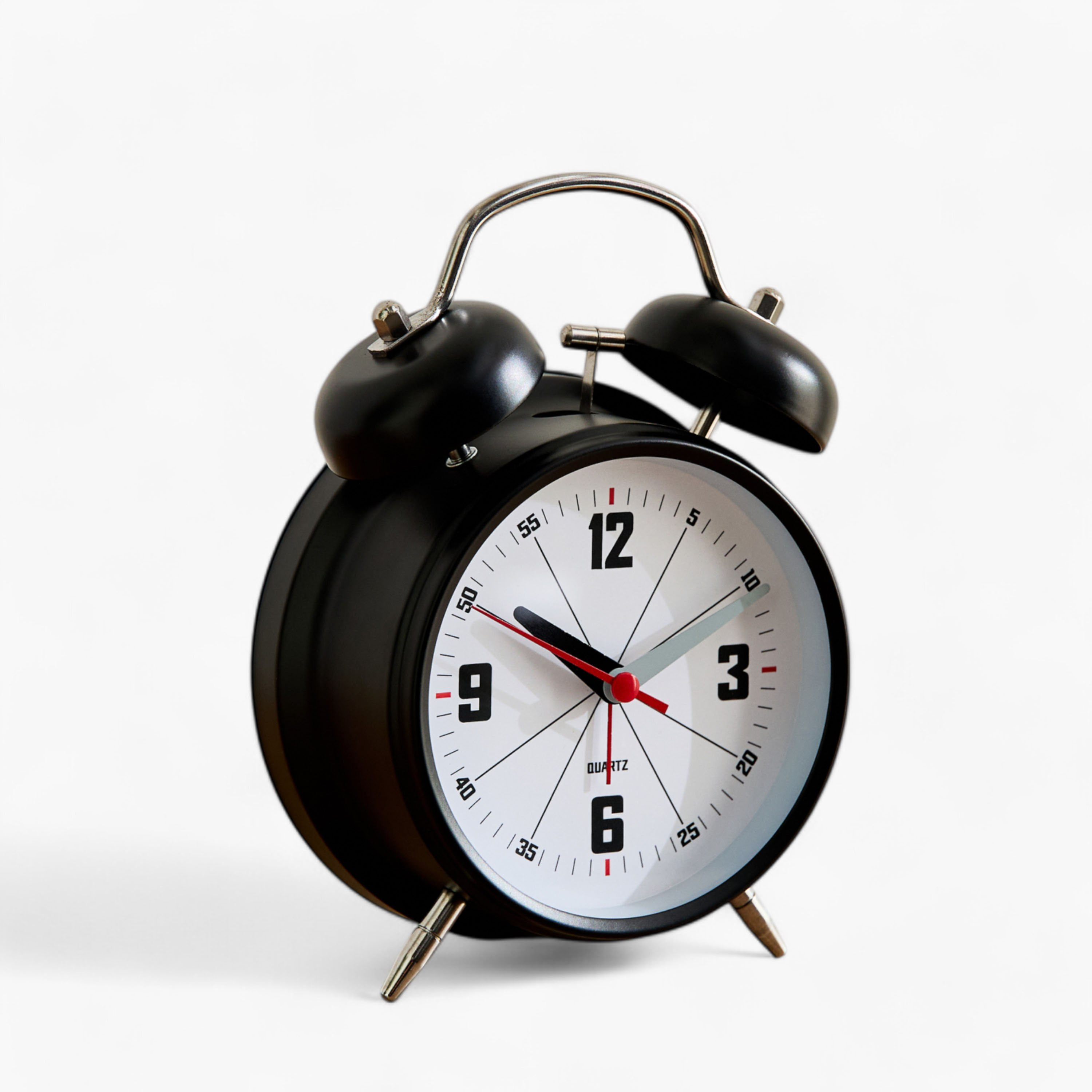 ساعة منبه ميتال بجرس مزدوج من ميدو - 15.5 سم-hbxdiningroom-decorandaccessories-clocks-image-7