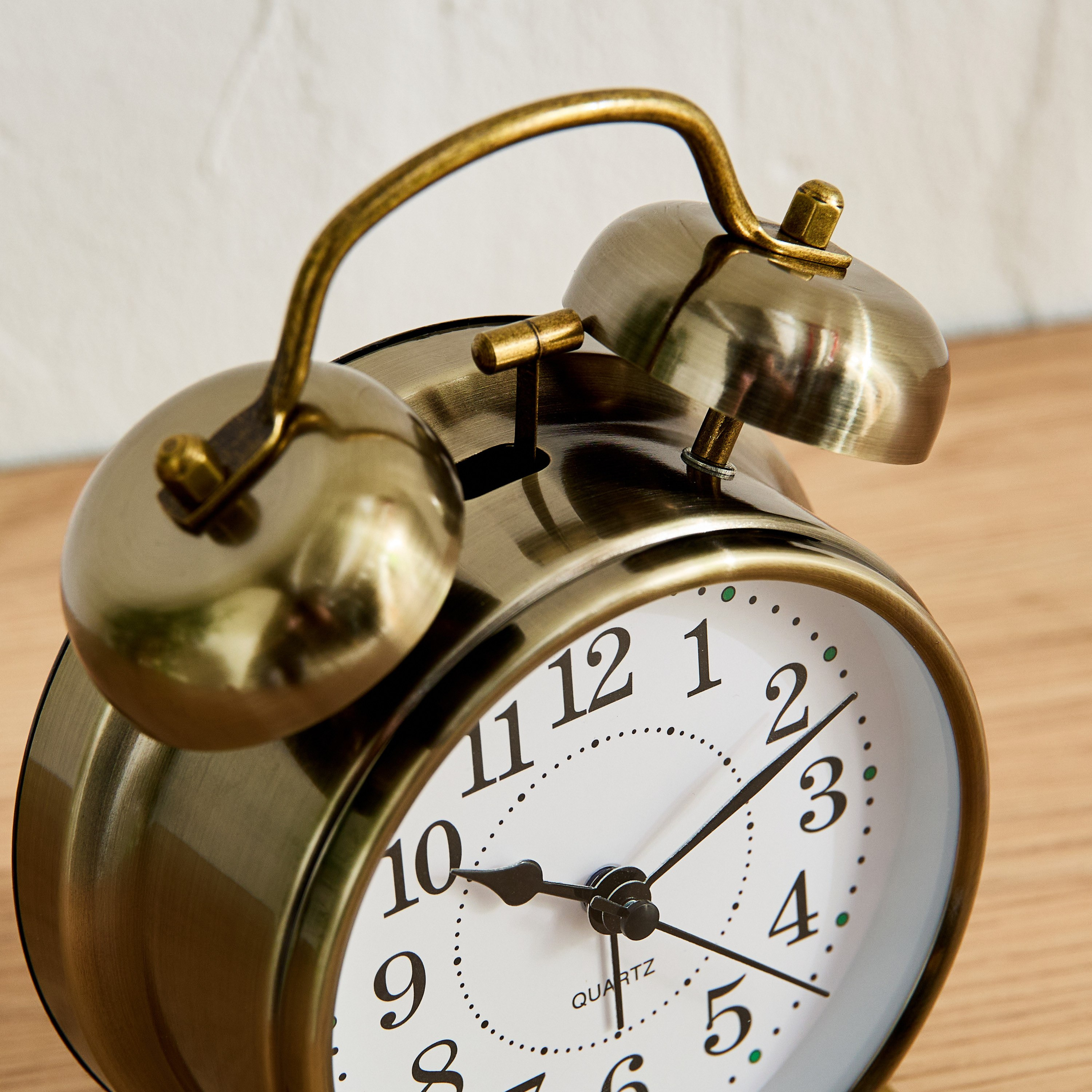 Mido Metal Twin Bell Alarm Clock - 15.5 cm-hbxdiningroom-decorandaccessories-clocks-image-3