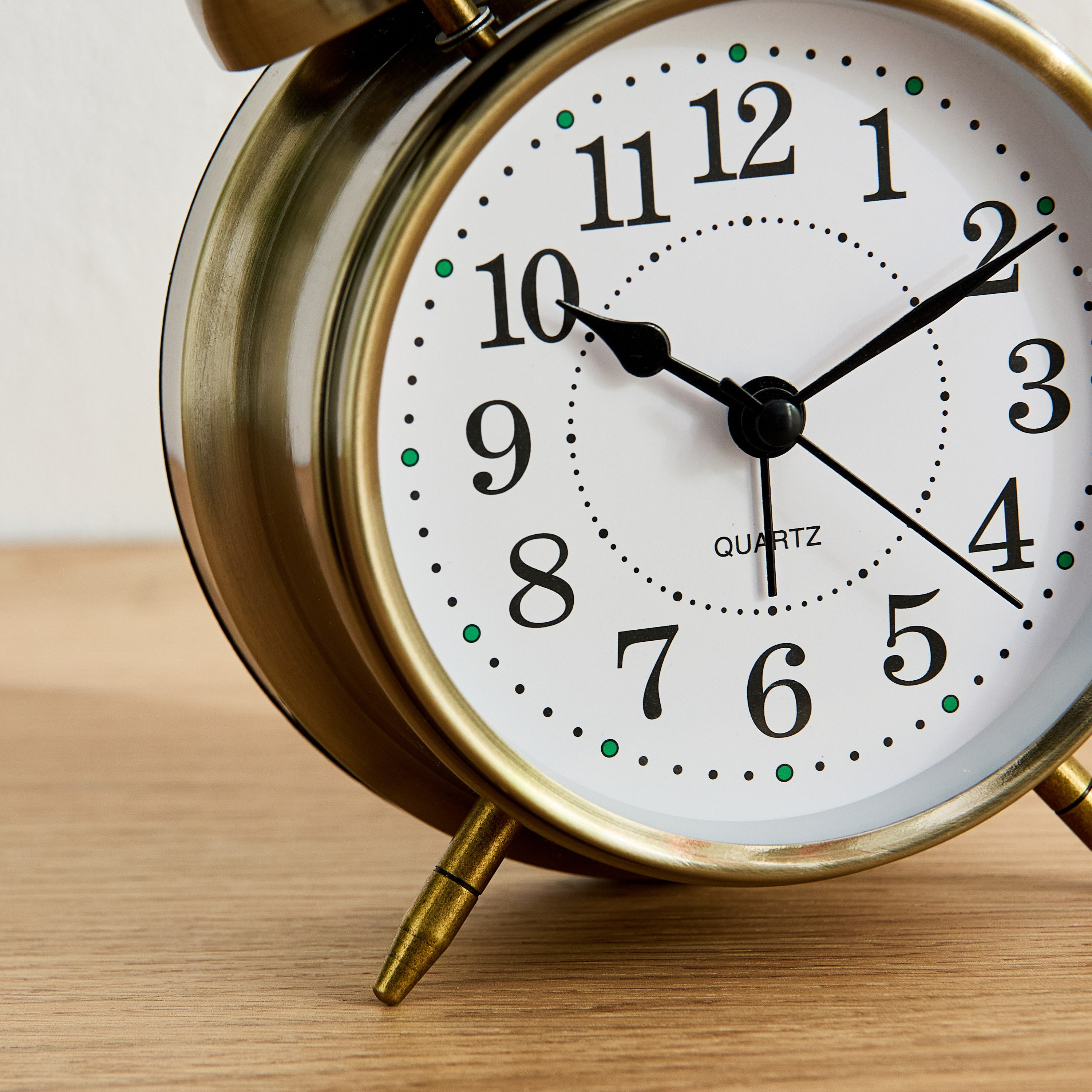 Mido Metal Twin Bell Alarm Clock - 15.5 cm-hbxdiningroom-decorandaccessories-clocks-image-4