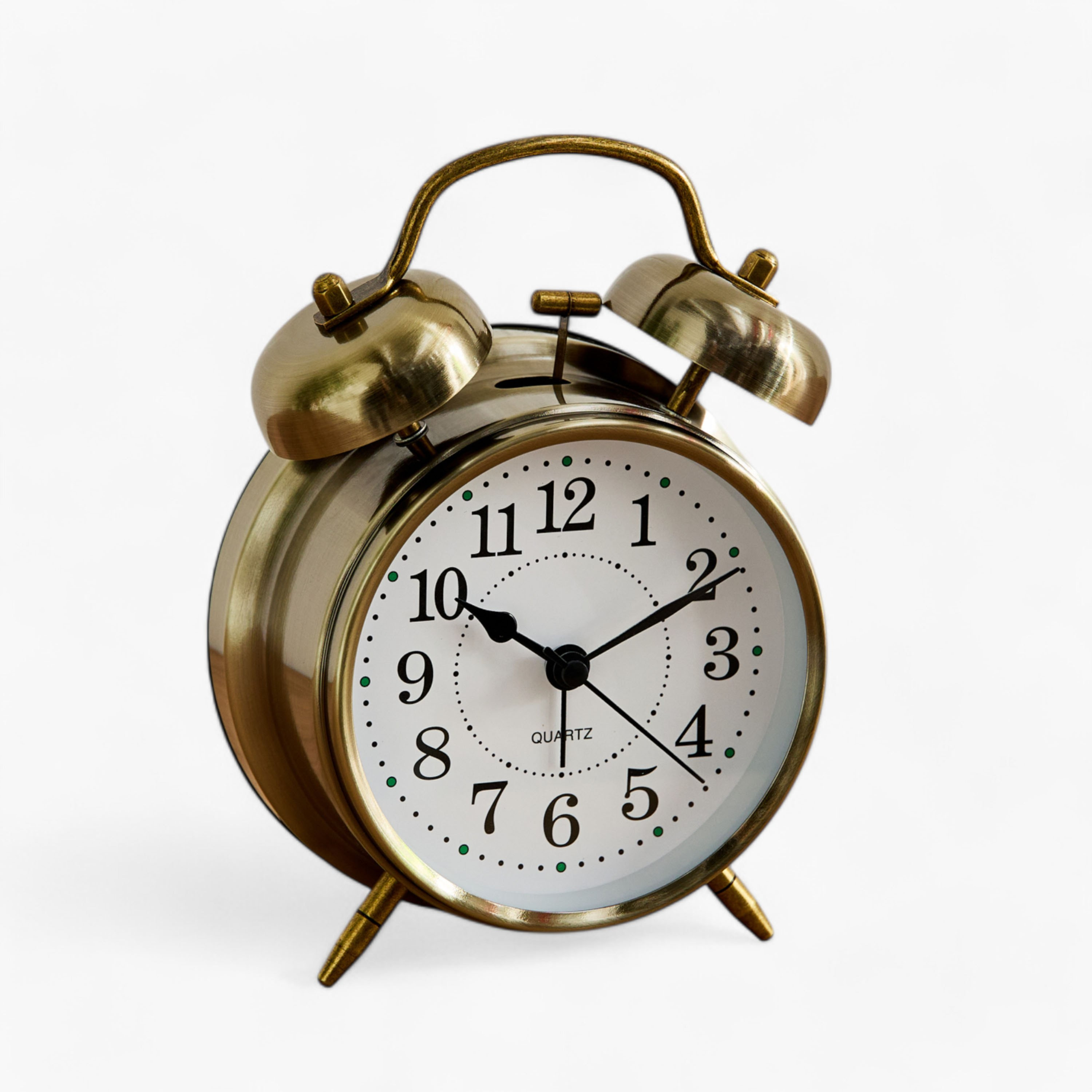 Mido Metal Twin Bell Alarm Clock - 15.5 cm-hbxdiningroom-decorandaccessories-clocks-image-7