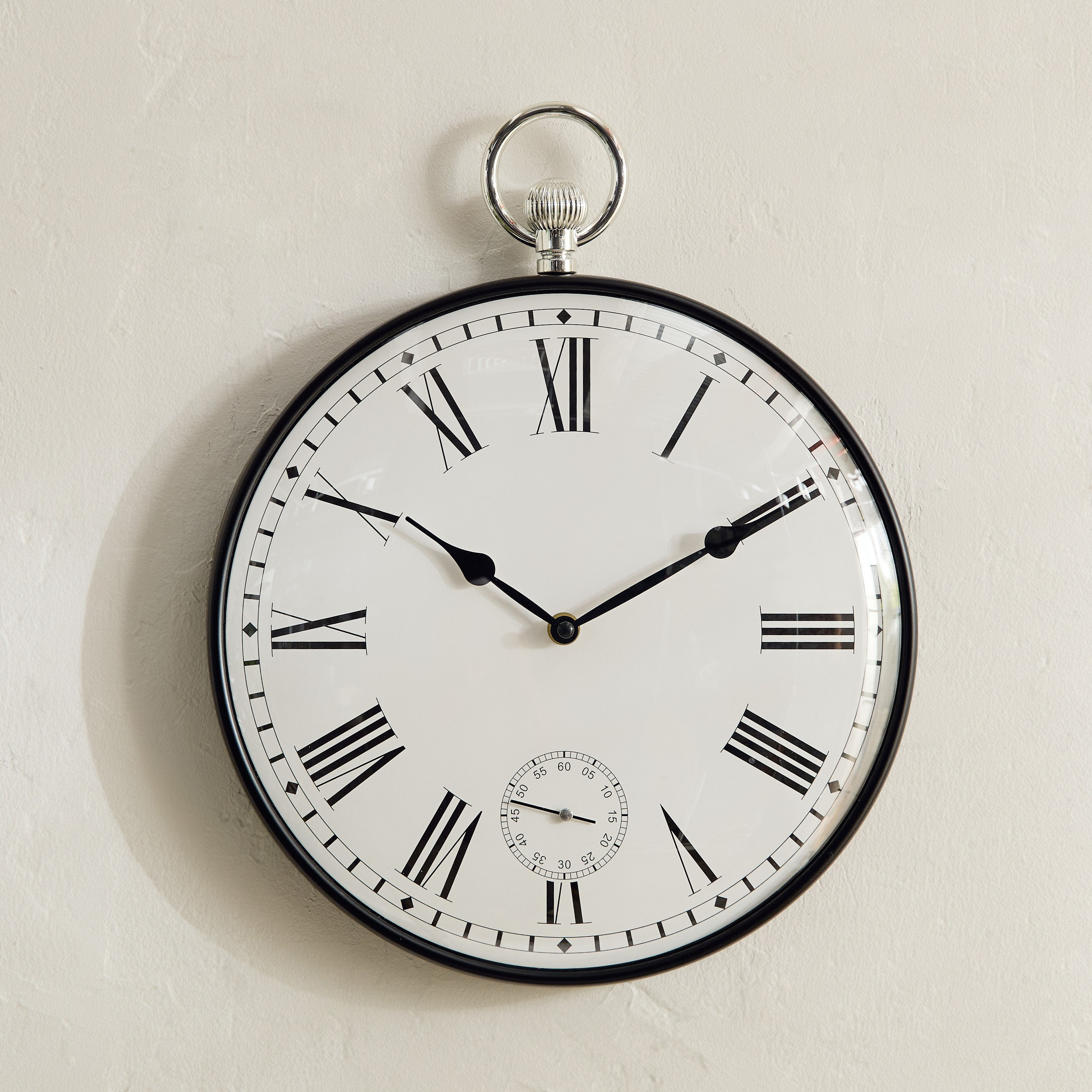 ساعة محطة جدارية من ميدو - 30x5x38 سم-hbxdiningroom-decorandaccessories-clocks-image-2