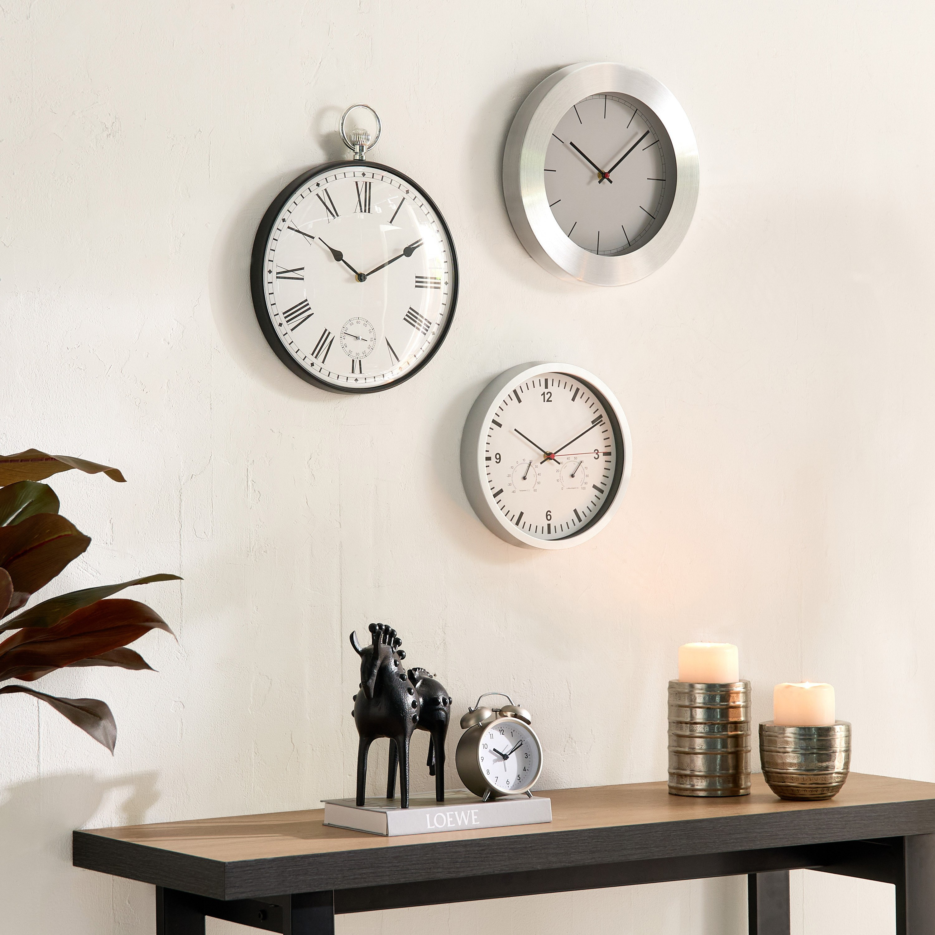 ساعة حائط معدن من ميدو - 30 سم-hbxdiningroom-decorandaccessories-clocks-image-4