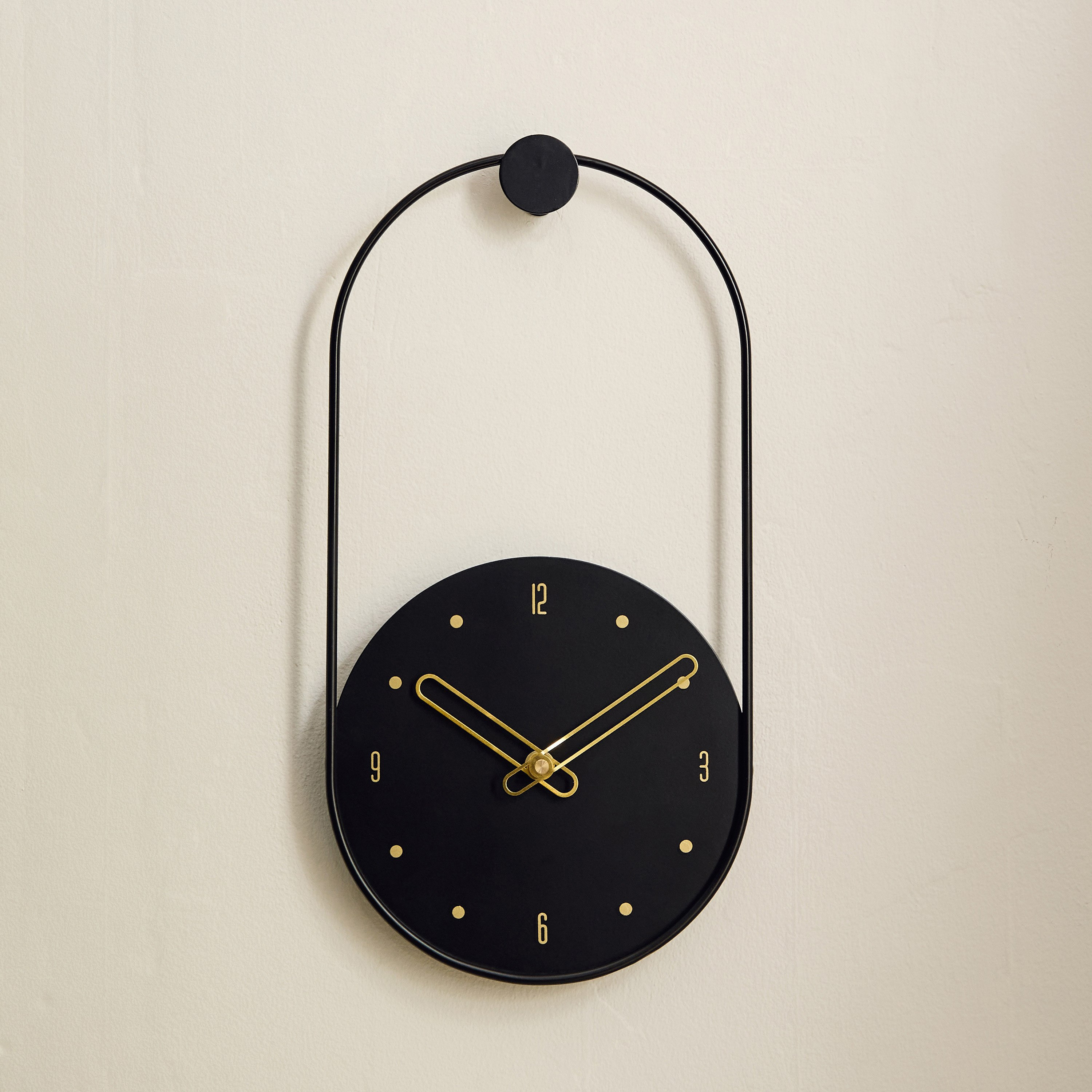 Mido Metal Creative Clock - 20x4x40 cm-hbxdiningroom-decorandaccessories-clocks-image-2