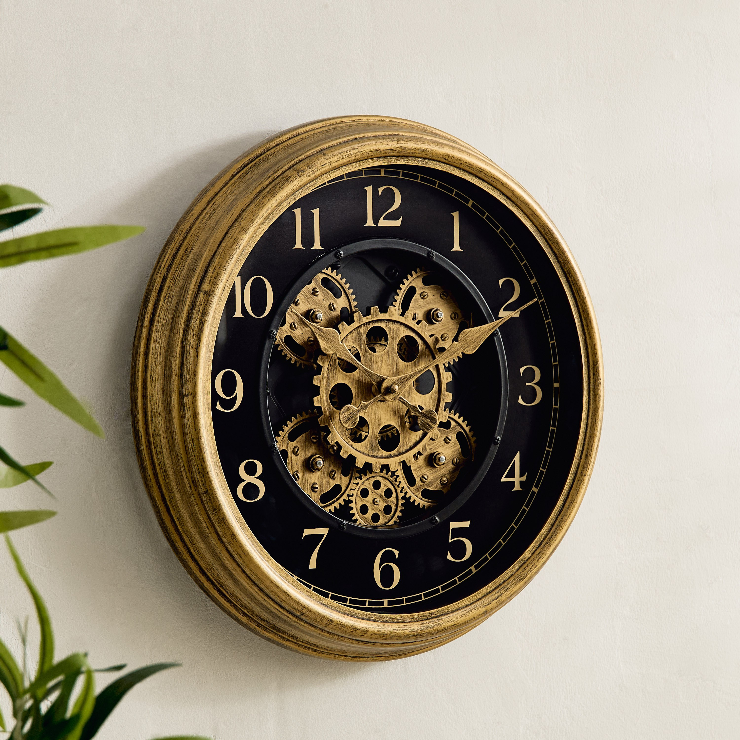 ساعة بحركة تروس حقيقة من ميدو - 39 سم-hbxdiningroom-decorandaccessories-clocks-image-1