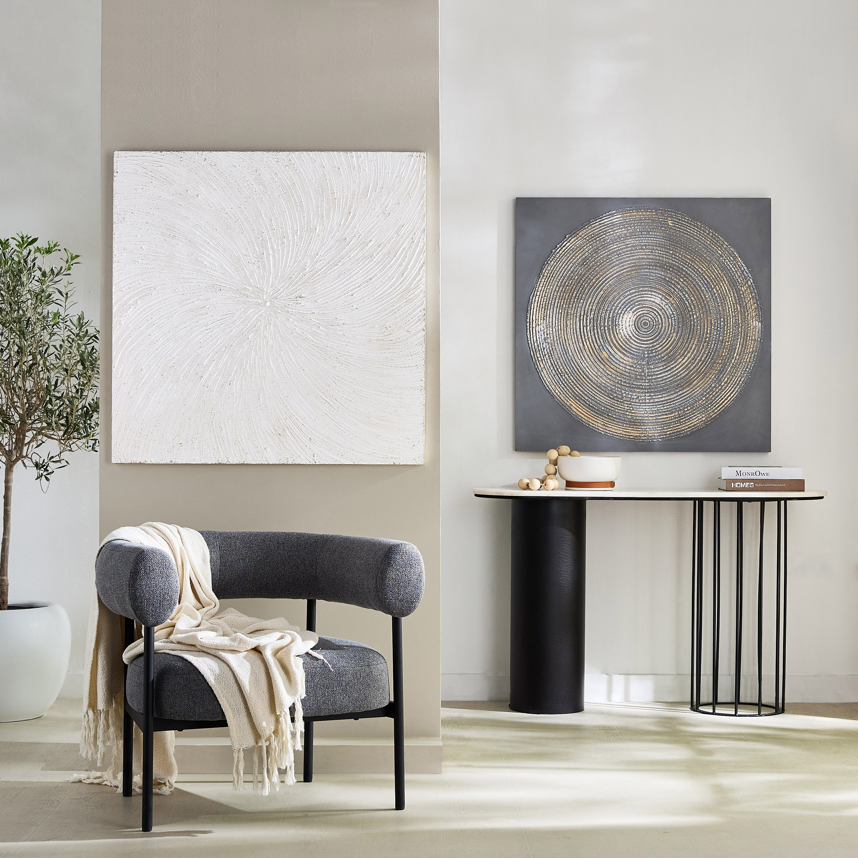 Rena MDF Wall Panel - 90 cm-hbxdiningroom-walldecor-wallart-image-5