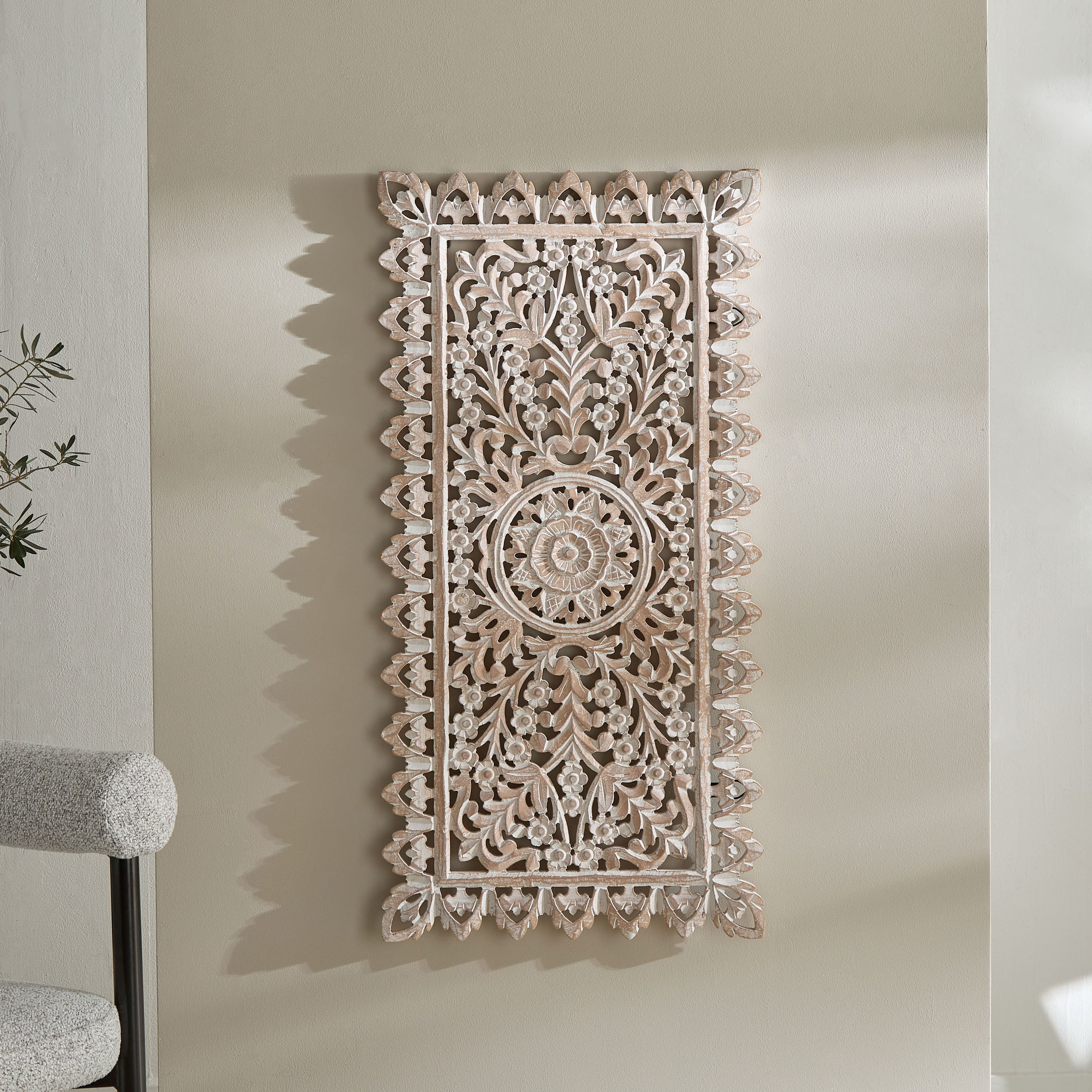 زينة حائط منحوتة من رينا - 45x90 سم-hbxdiningroom-walldecor-wallart-image-2