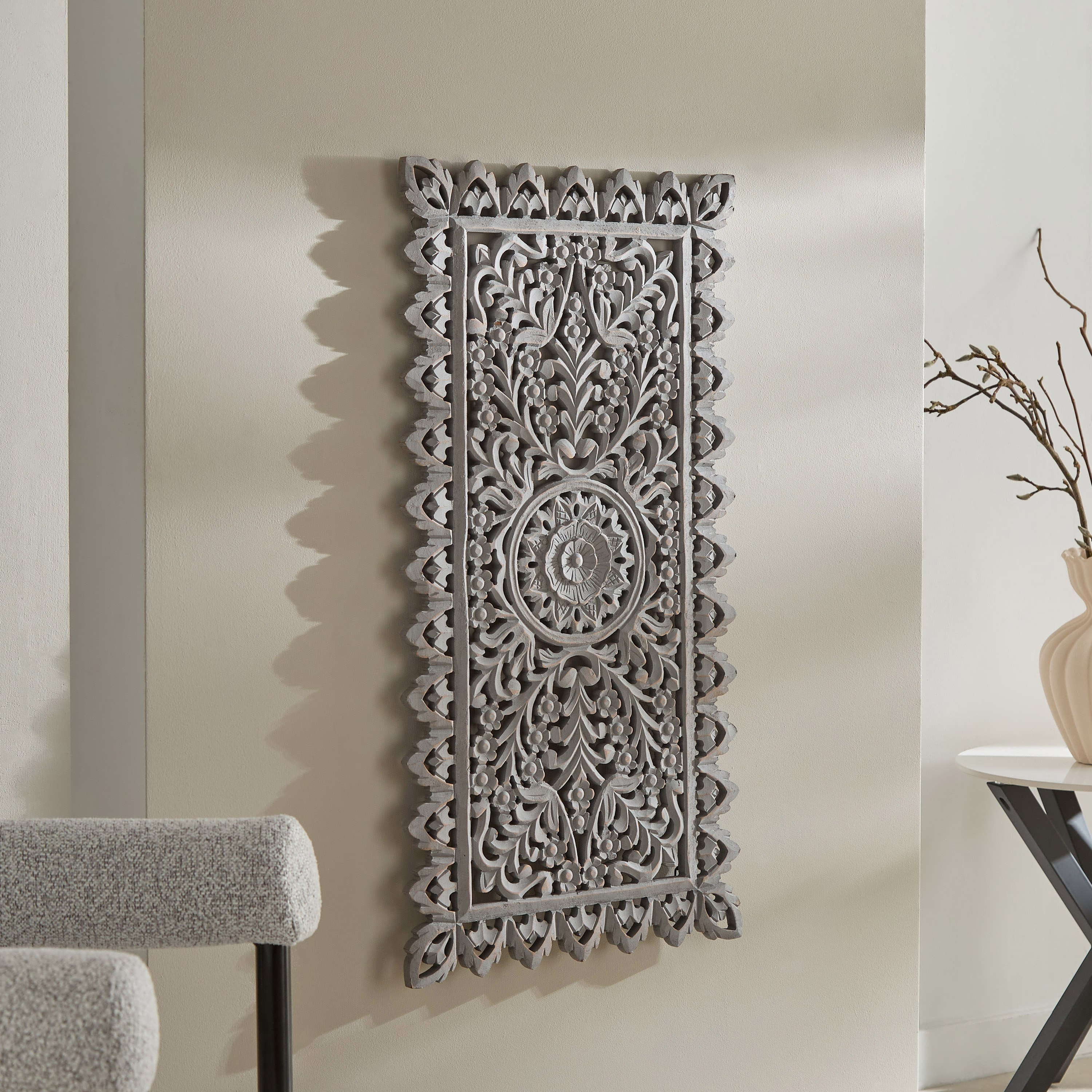 زينة حائط منحوتة من رينا - 45x90 سم-hbxdiningroom-walldecor-wallart-image-1
