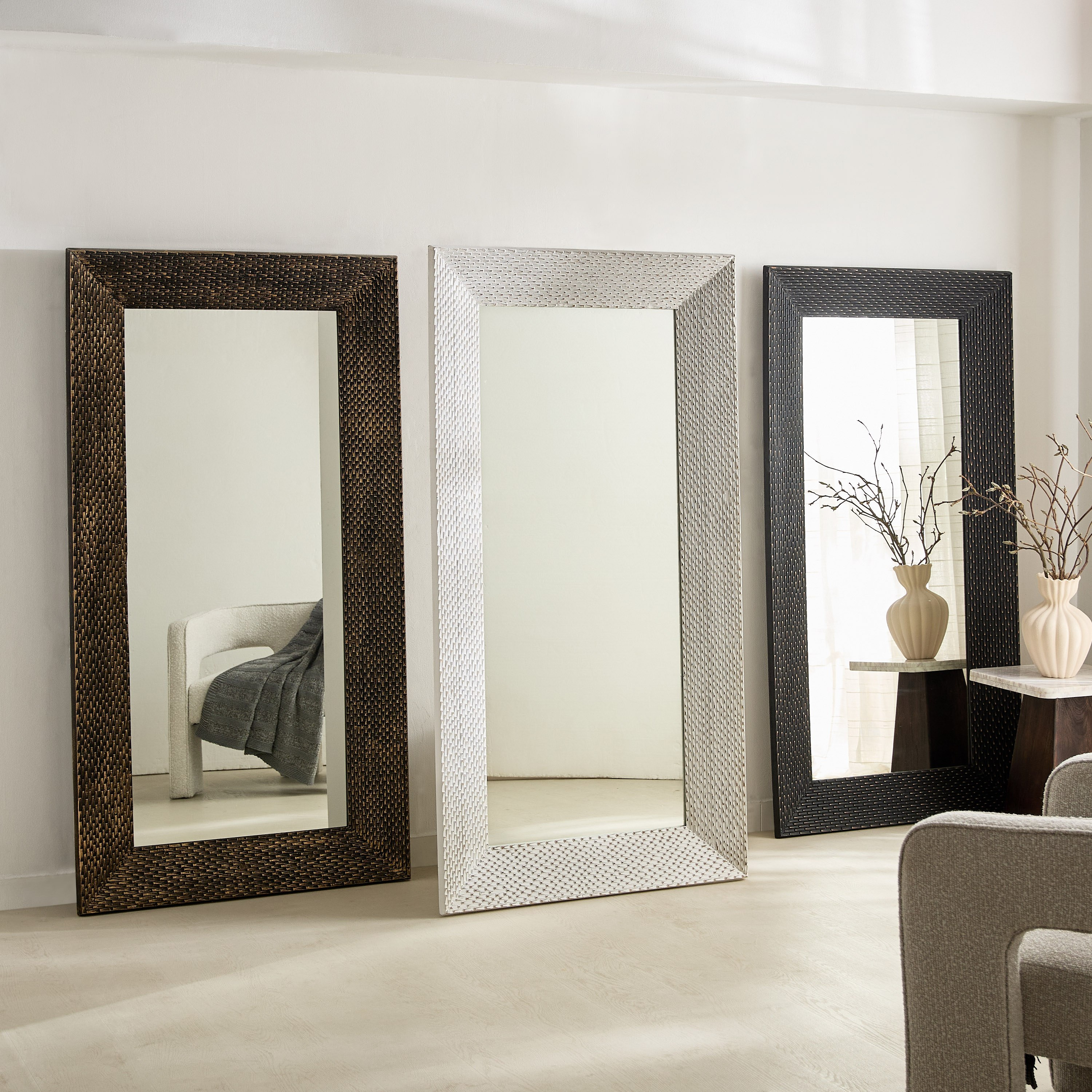 Rena Taper Wooden Floor Mirror - 90x180 cm-PROMO_HB_AE_B1G1_250925-image-5