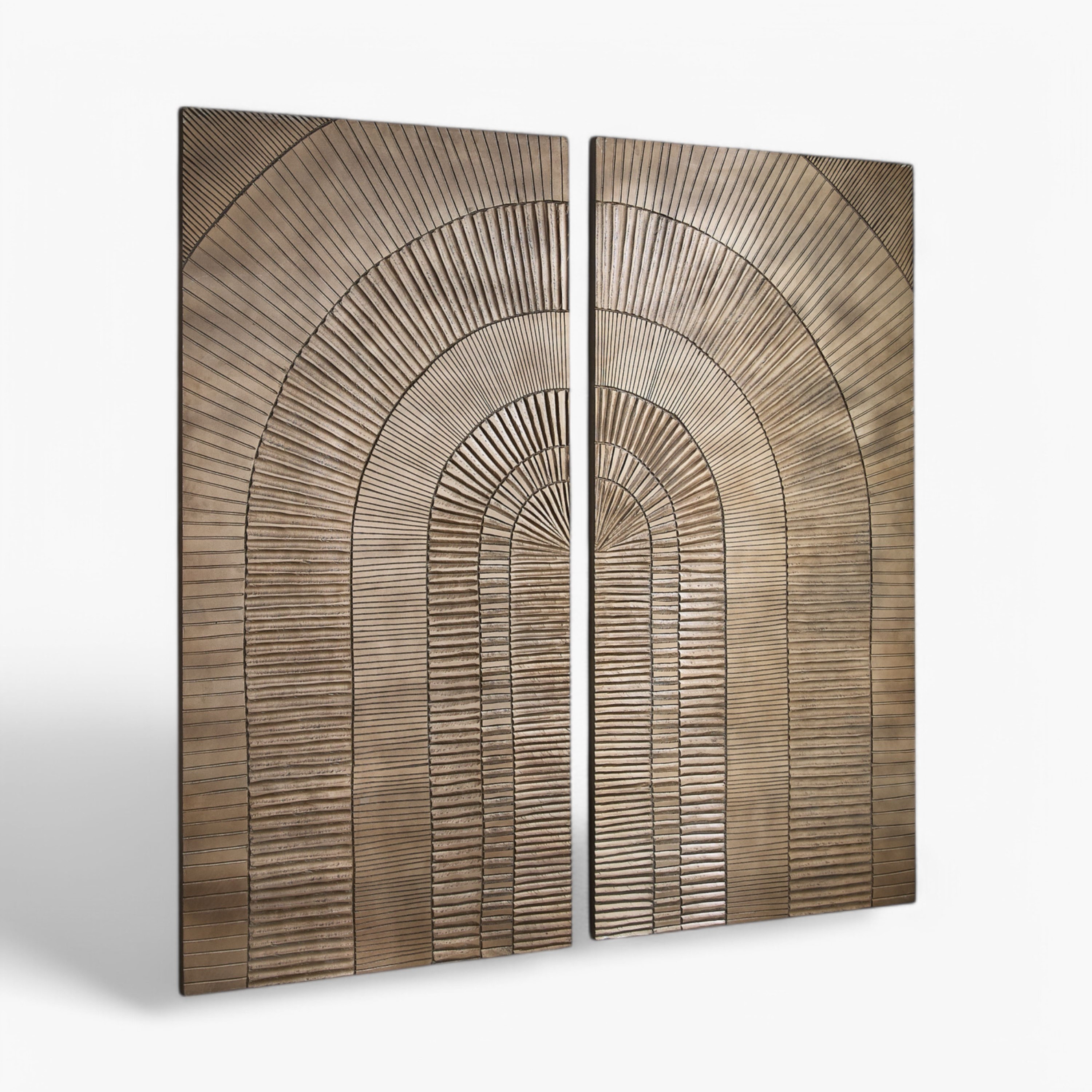 طقم زينة حائط منحوتة قطعتين من رينا - 180x180 سم-hbxdiningroom-walldecor-wallart-image-6