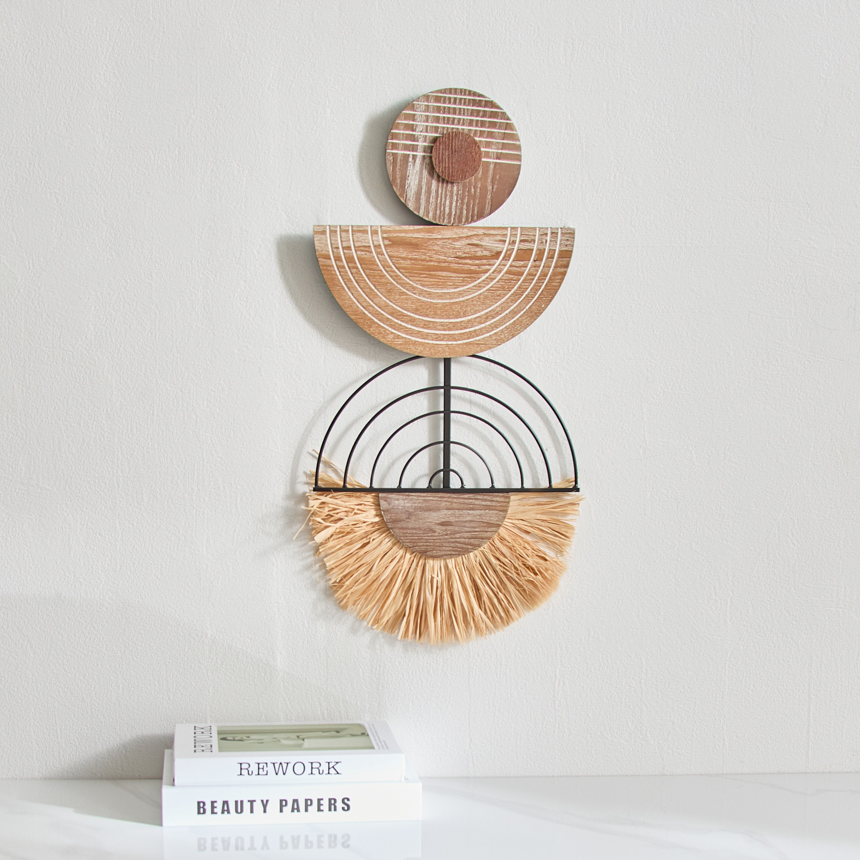 Percy Capri Wood and Metal Wall Decor -  31.1x61x1.9 cm-hbxhomeware-homedecor-wallaccents-image-2