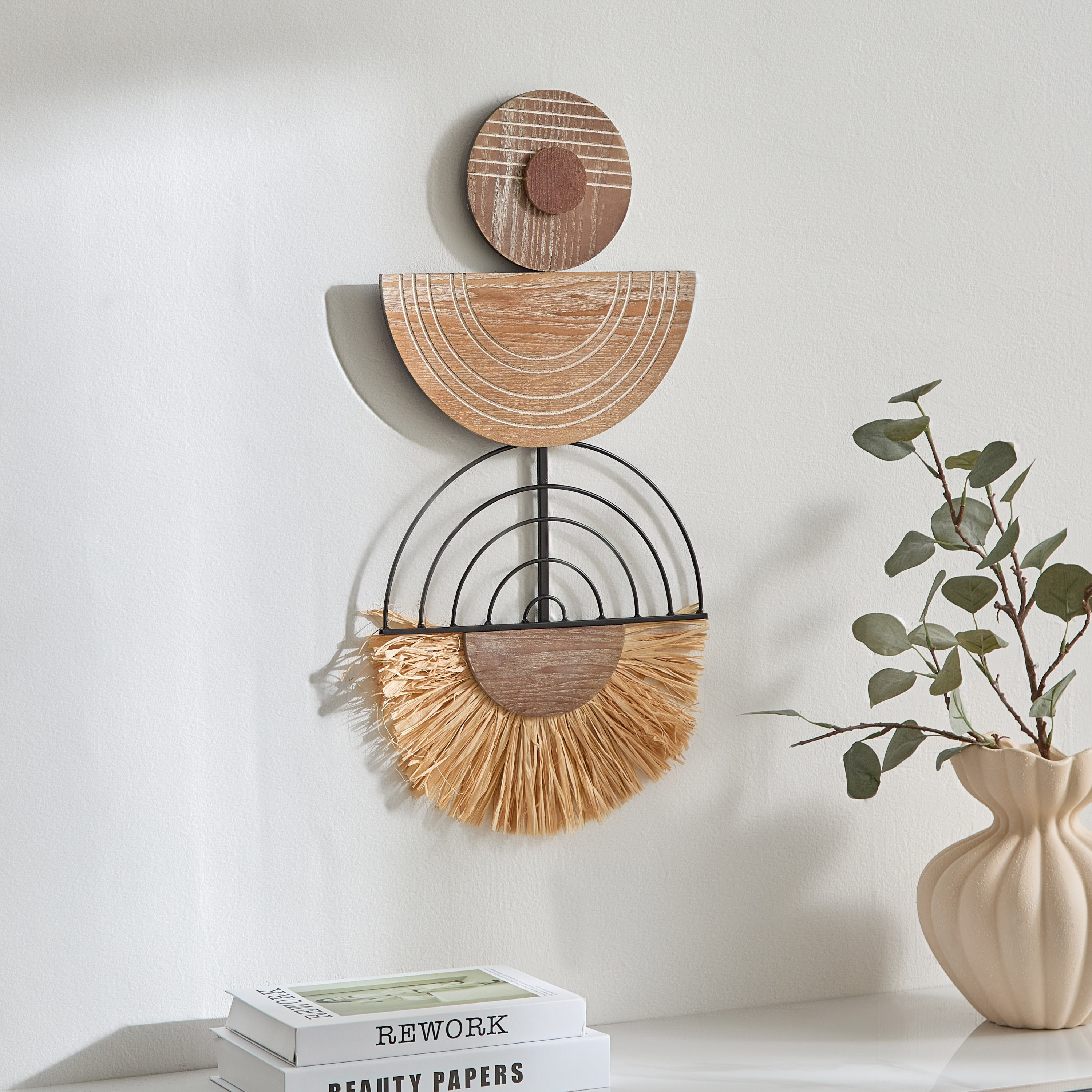 Percy Capri Wood and Metal Wall Decor -  31.1x61x1.9 cm-hbxhomeware-homedecor-wallaccents-image-4