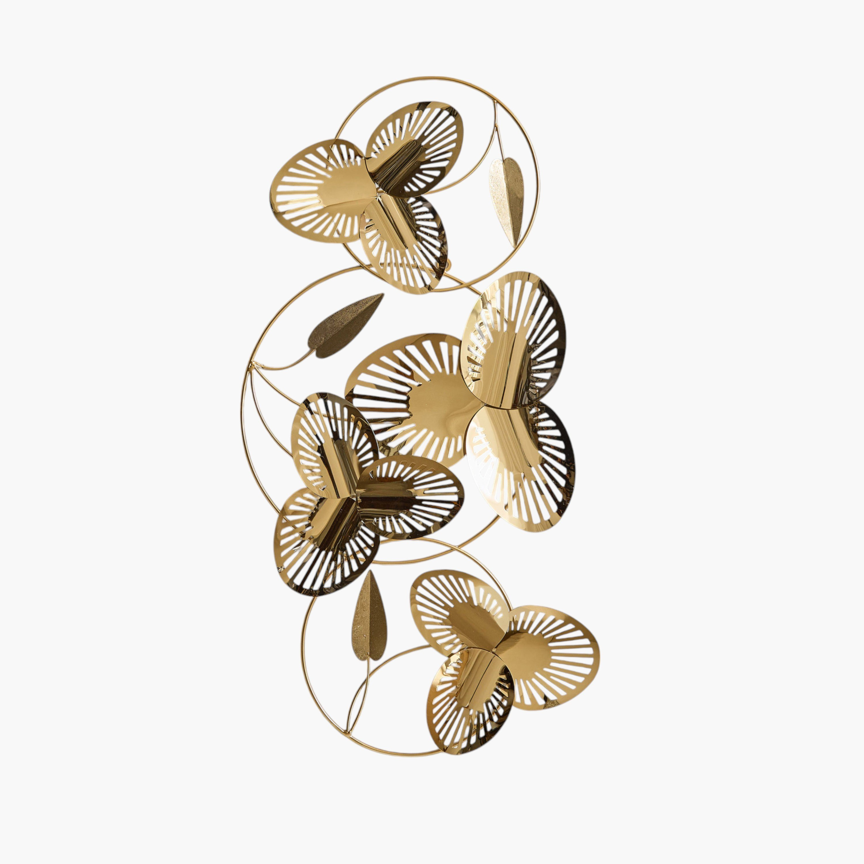 زينة حائط زهور معدن كابري من بيرسي - 88.3x49.5x5.7 سم-hbxlivingroom-walldecor-wallart-image-5