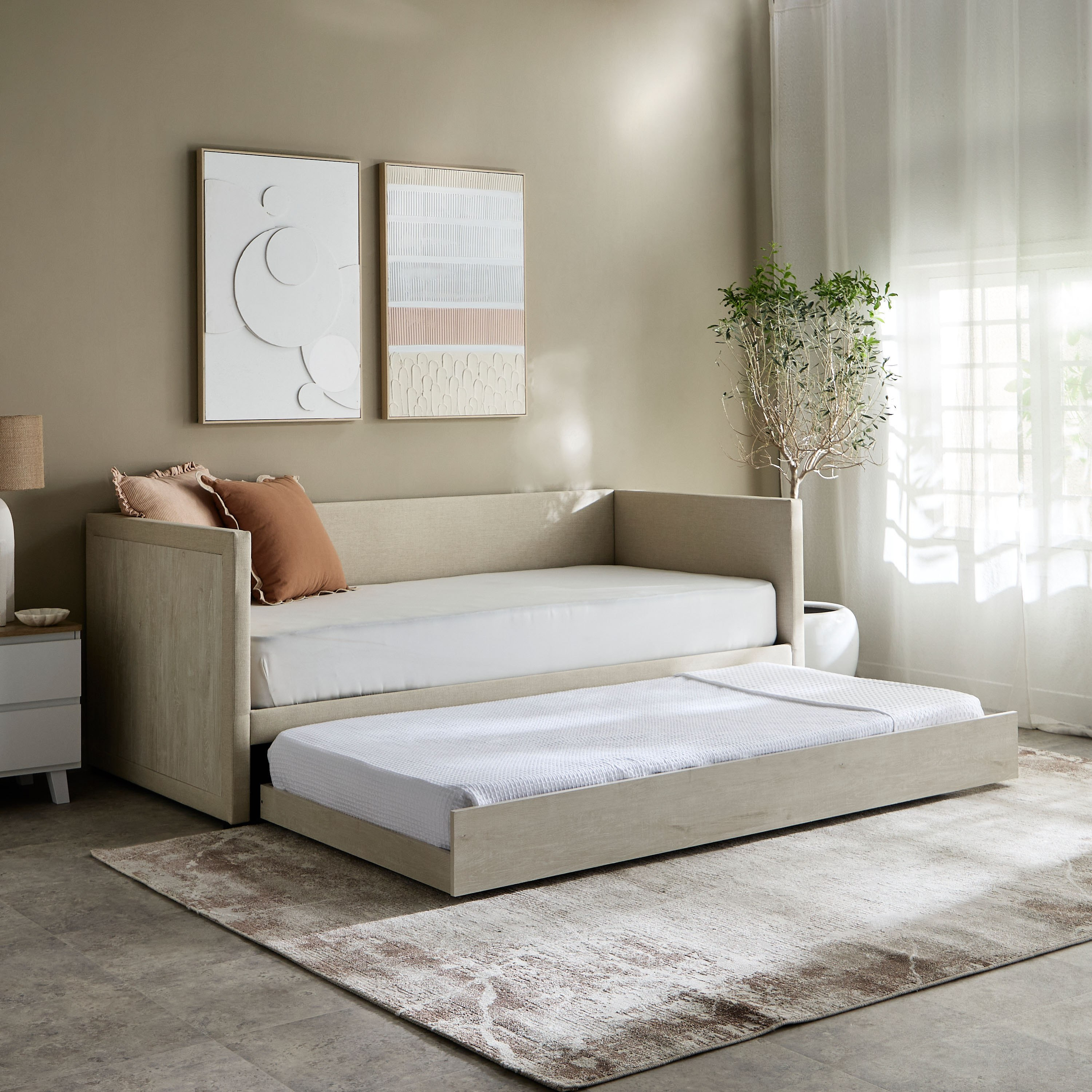 سرير نهاري فردي منجد مع وحدة سحب - جرانبي من موڤو - 90x200 سم-hbxbedroom-bedsandbedsets-daybeds-image-2