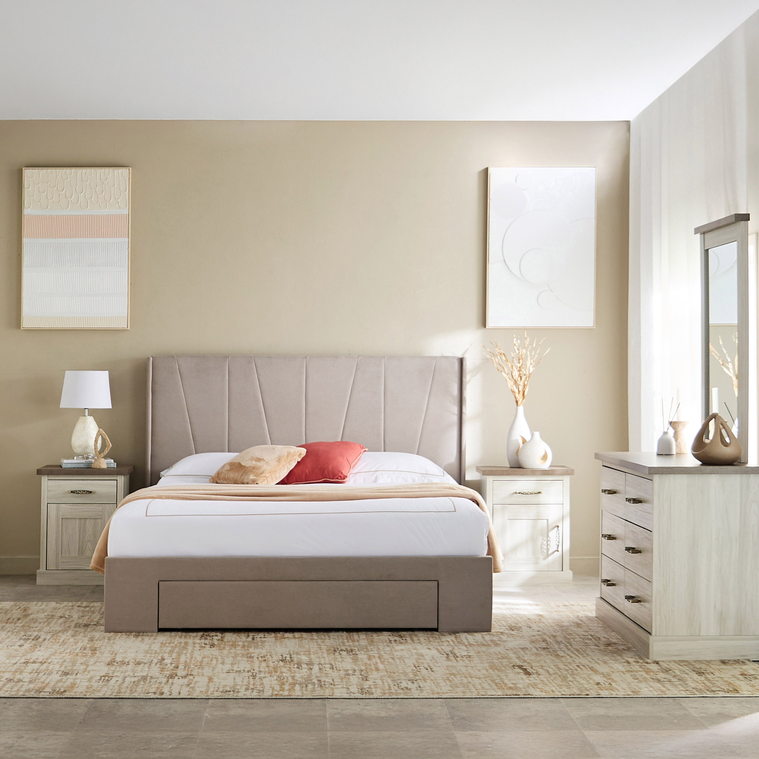 سرير كوين منجّد بدرجين - أنجيليك مونتيرو من موڤو - 160x200 سم-hbxbedroom-bedsandbedsets-beds-queen-image-9