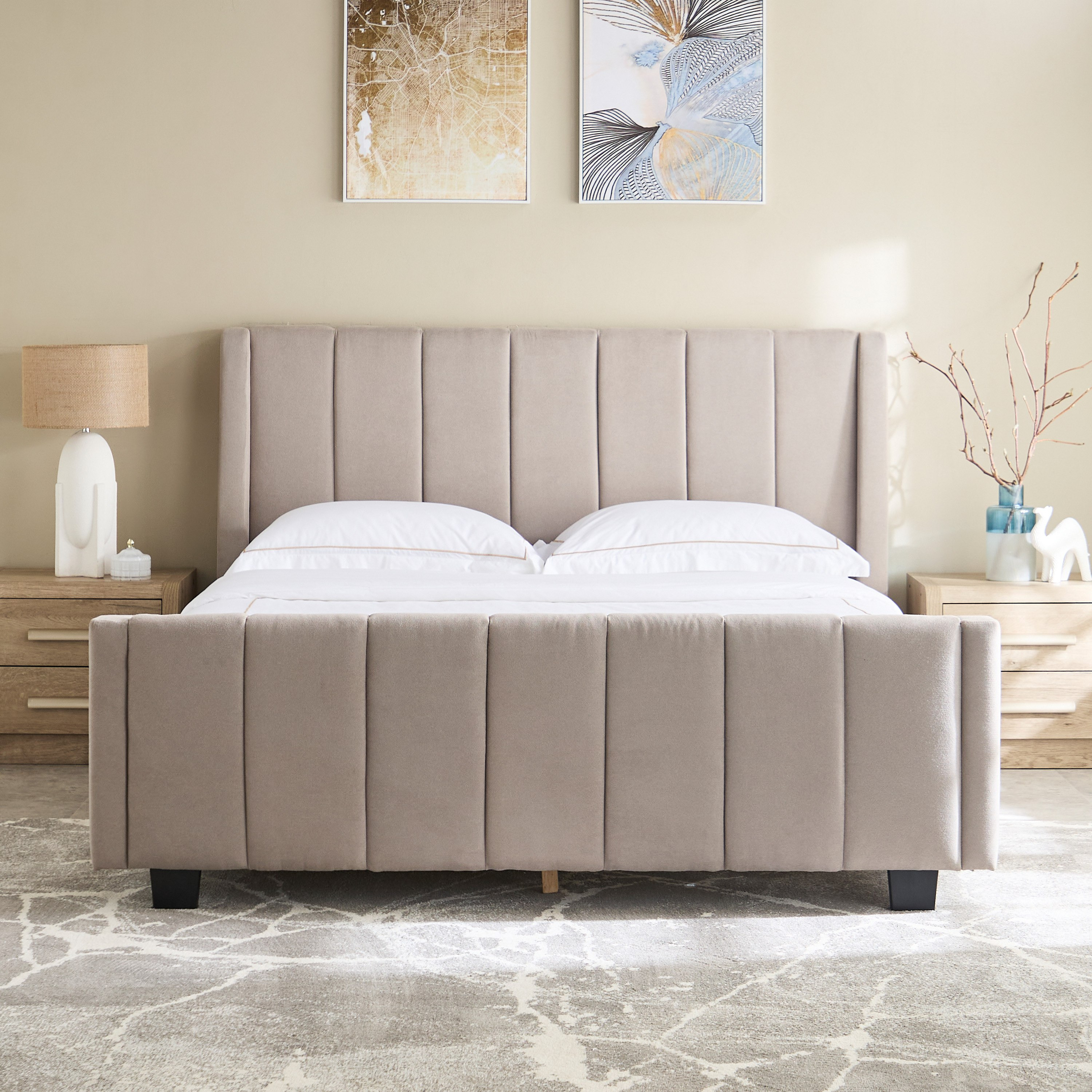 سرير كوين منجد - كيرفي كريك من موڤو - 160x200 سم-hbxbedroom-bedsandbedsets-beds-queen-image-2