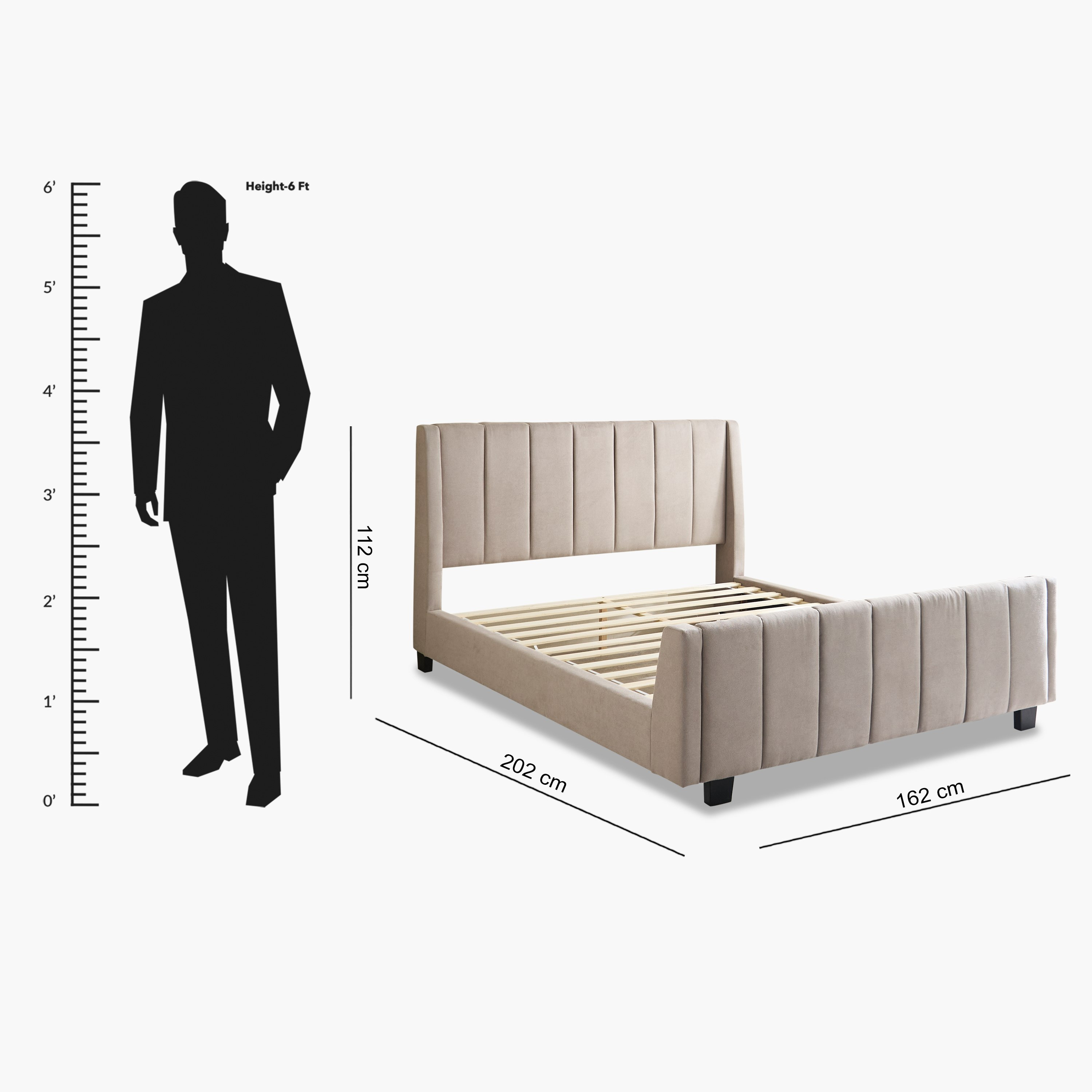 سرير كوين منجد - كيرفي كريك من موڤو - 160x200 سم-hbxbedroom-bedsandbedsets-beds-queen-image-8