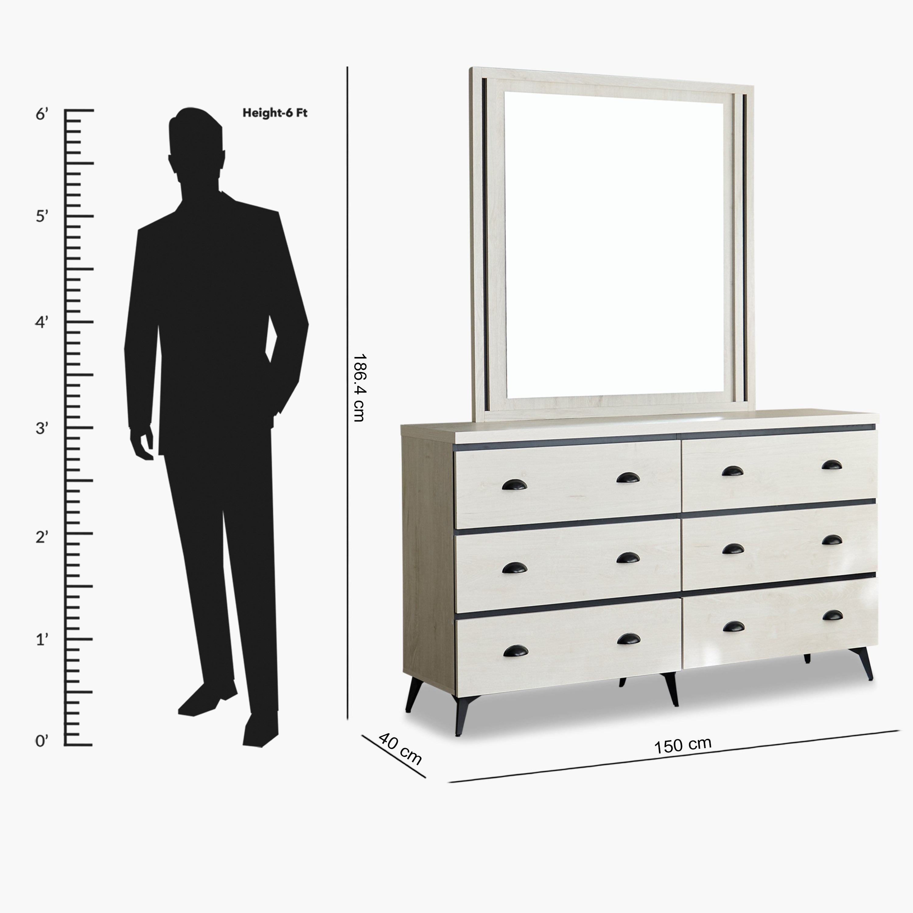 طاولة تزيين بـ 6 أدراج مع مرآة - جرانبي من موڤو-hbxfurniture-bedroom-dressersandmirrors-image-10