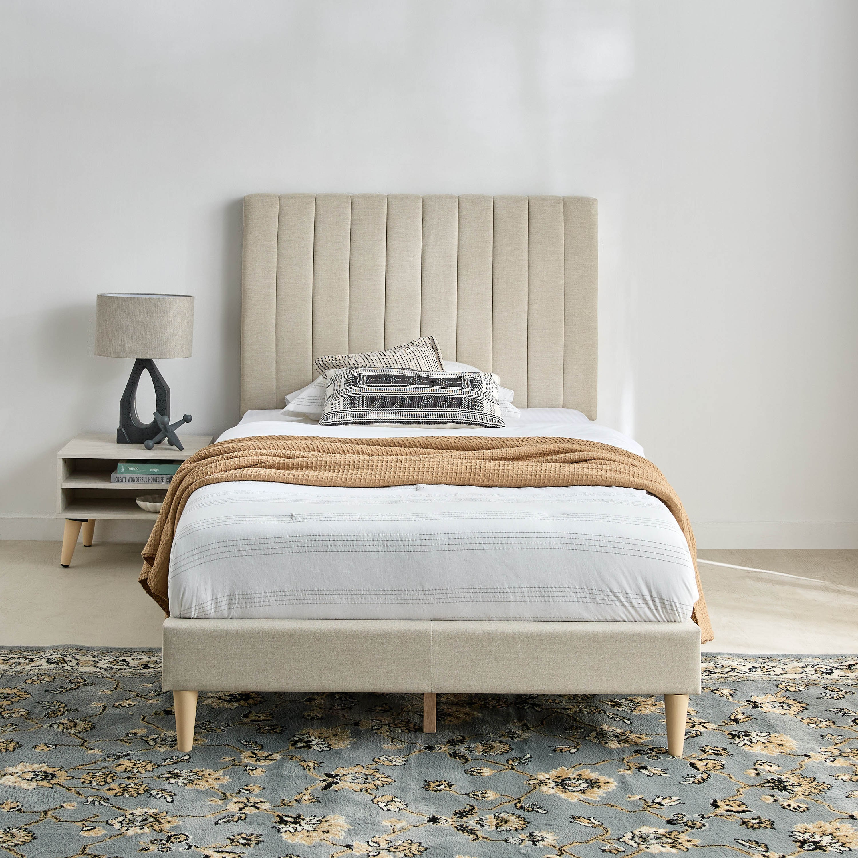 Movo Blaze Smart Upholstered 2-Piece Twin Bedroom Set - 120x200 cm-hbxfurniture-kidsroom-kidsroomsets-twin-image-2