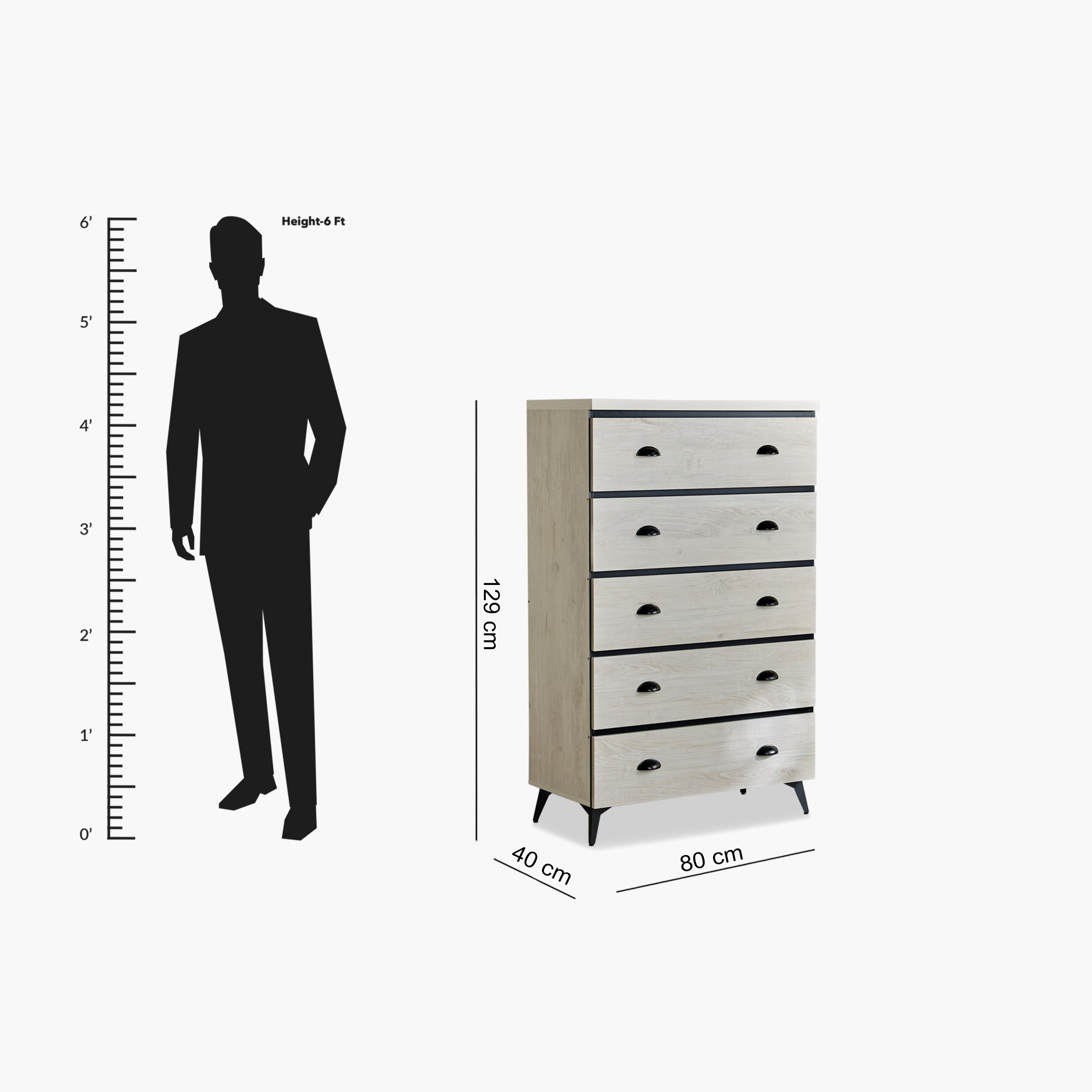 Movo Granby Chest of 5-Drawers-hbxfurniture-dressersandchests-chestofdrawers-image-7