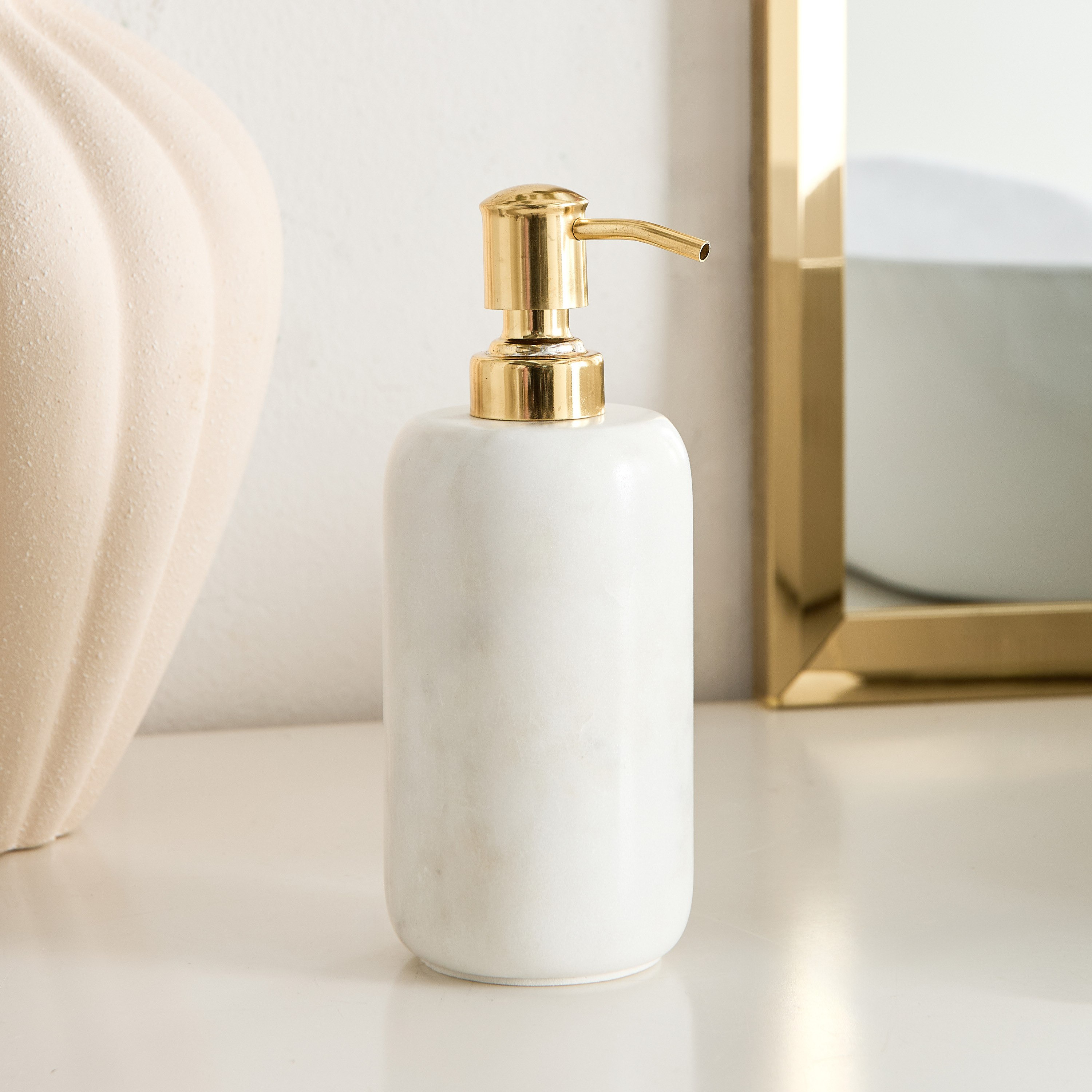 Royal Marble Soap Dispenser - 7.5x7.5x17.5 cm-PROMO_HB_AE_B1G1_250925-image-1