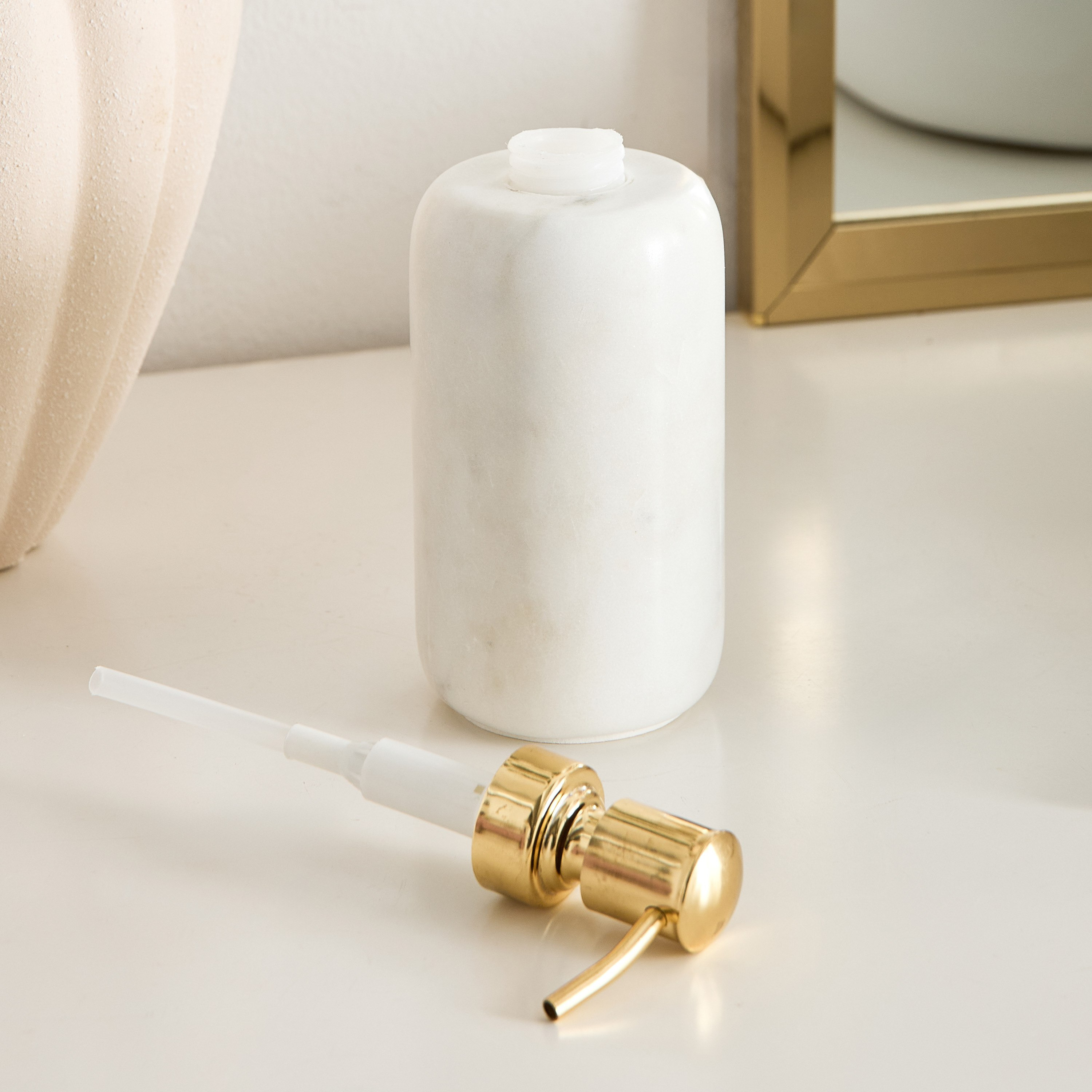 Royal Marble Soap Dispenser - 7.5x7.5x17.5 cm-PROMO_HB_AE_B1G1_250925-image-2