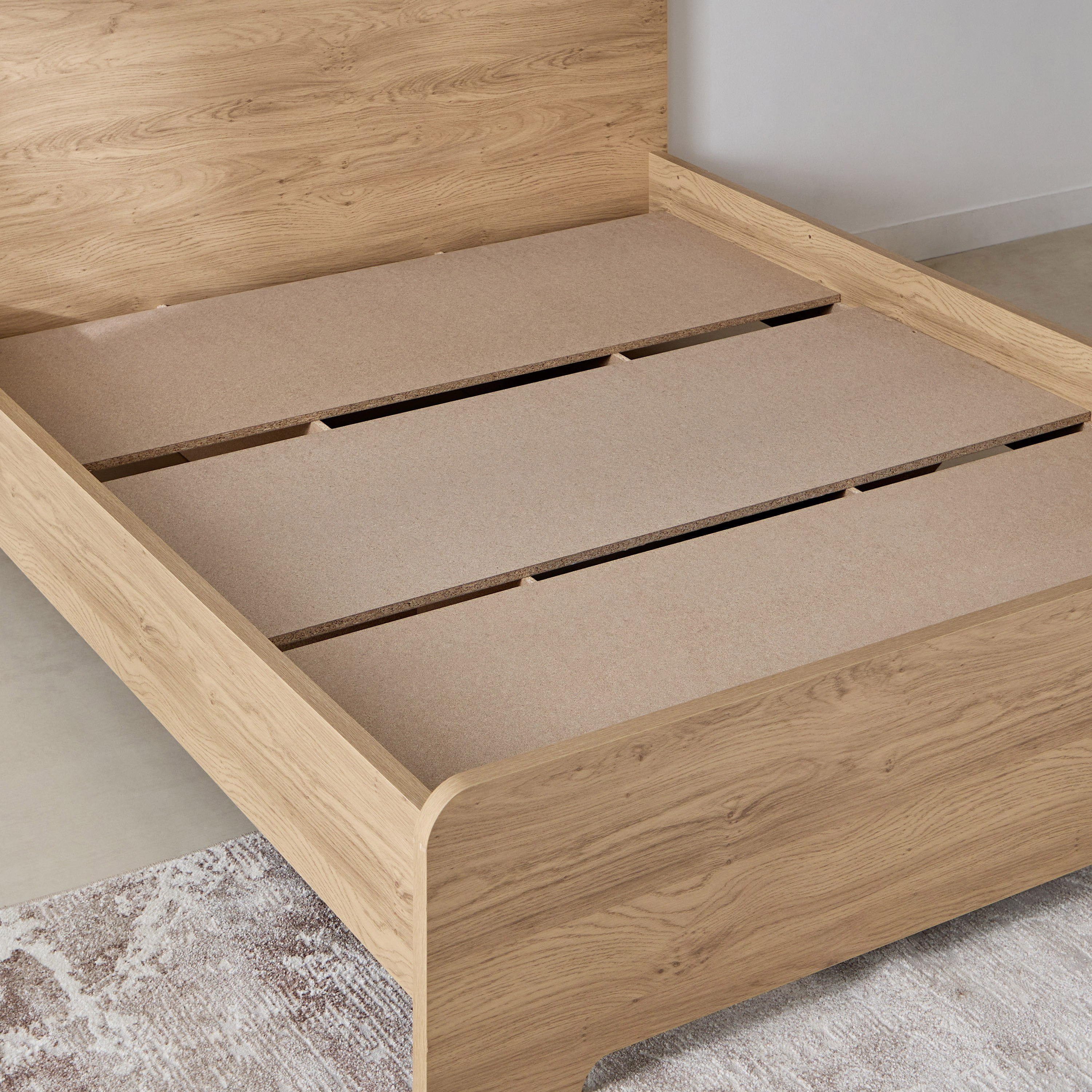 Nordica Queen Bed - 140x200 cm-hbxbedroom-bedsandbedsets-beds-queen-image-6