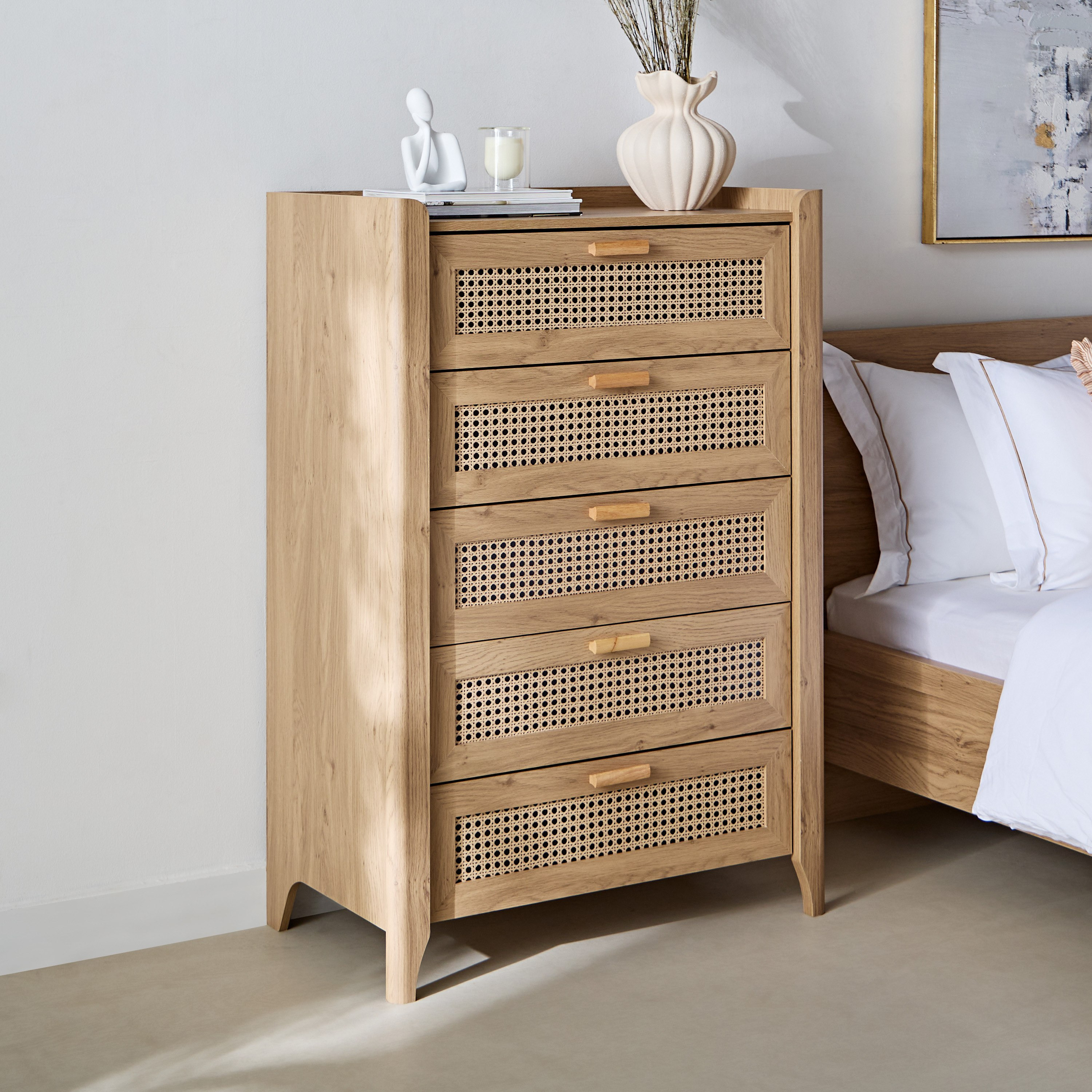Java Chest of 5 Drawers-hbxfurniture-dressersandchests-chestofdrawers-image-1