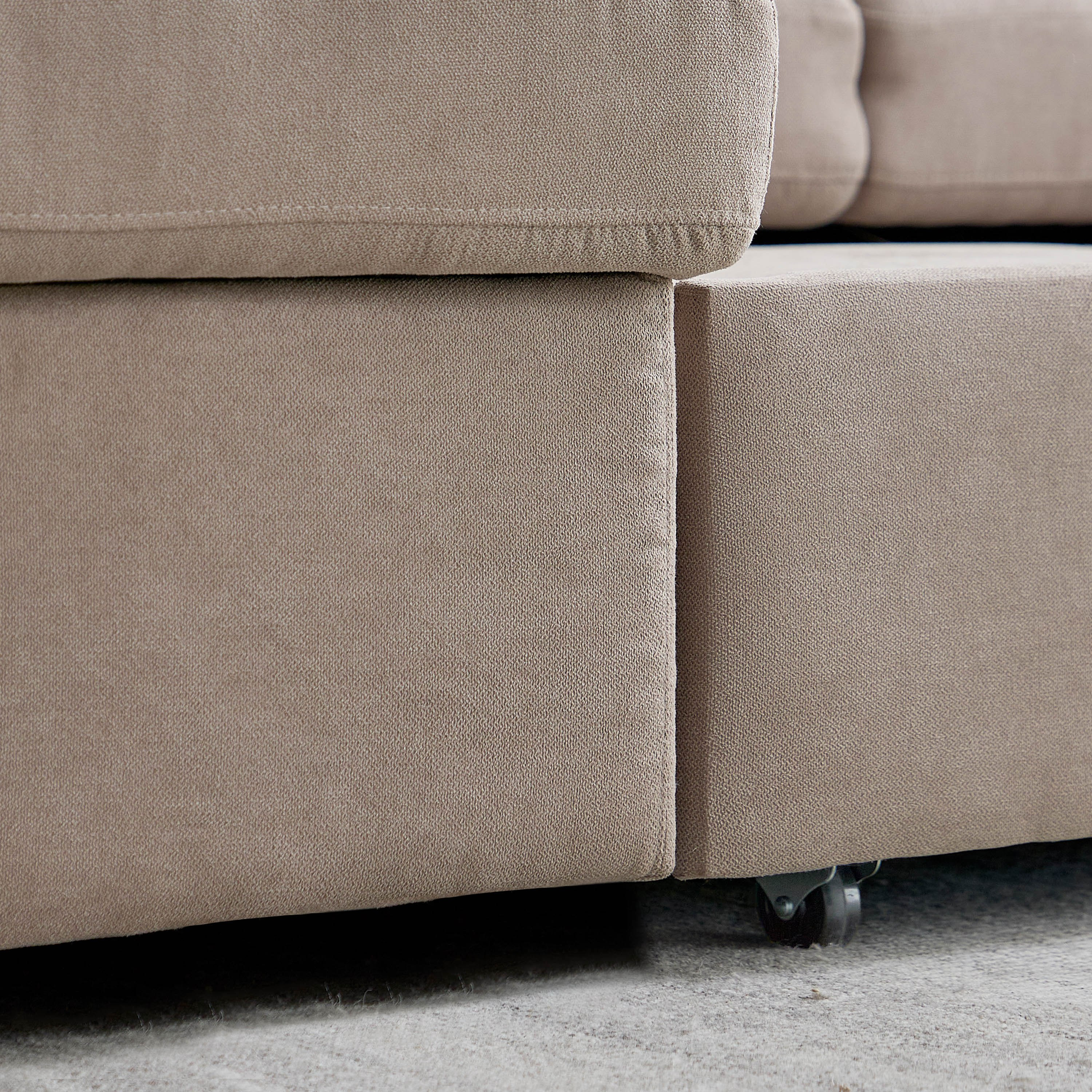 كنبة سرير ركنية يسار 5 مقاعد قماش مع مسند رأس قابل للتعديل ومقعد عثماني من مافيس-hbxfurniture-livingroom-sofabeds-image-15