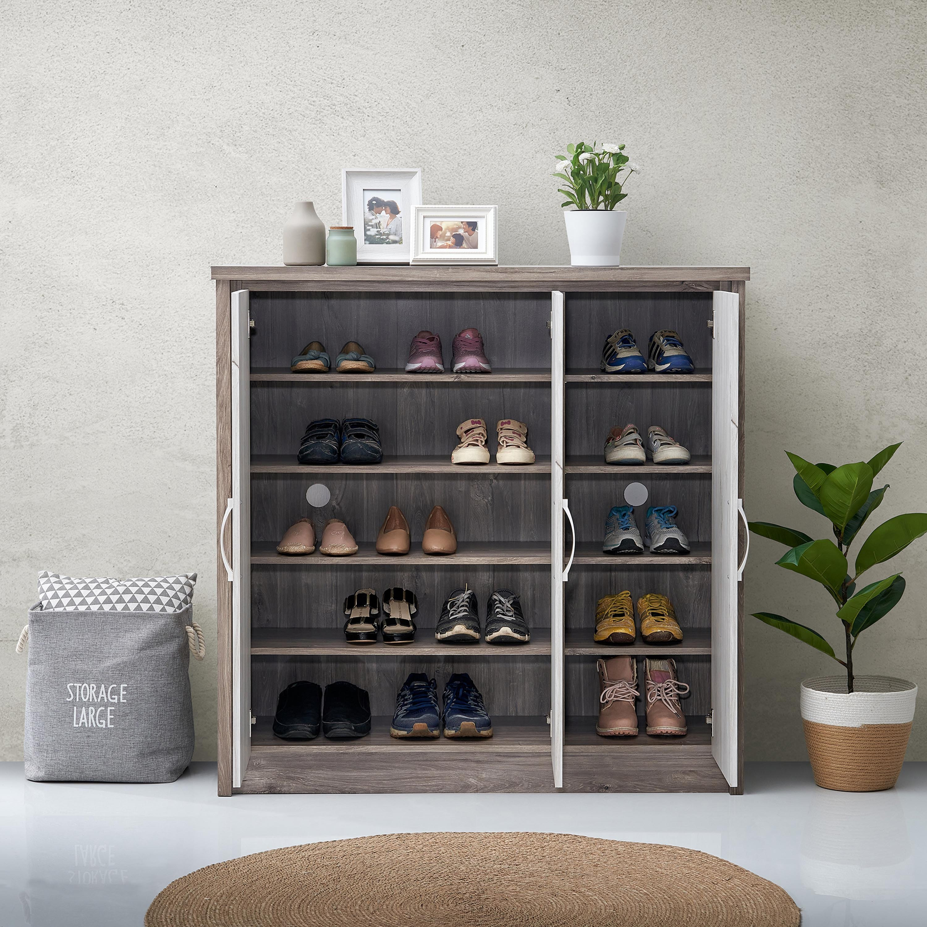 خزانة أحذية لـ21 زوجًا بـ3 أبواب من إنريكو-hbxbedroom-shoecabinetsandracks-image-2