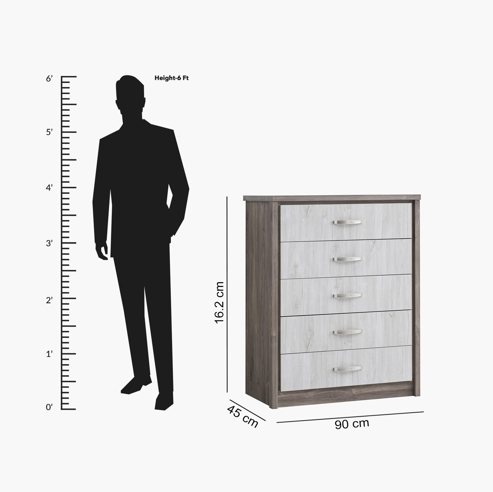 وحدة 5 أدراج - إنريكو من موڤو -hbxfurniture-dressersandchests-chestofdrawers-image-8