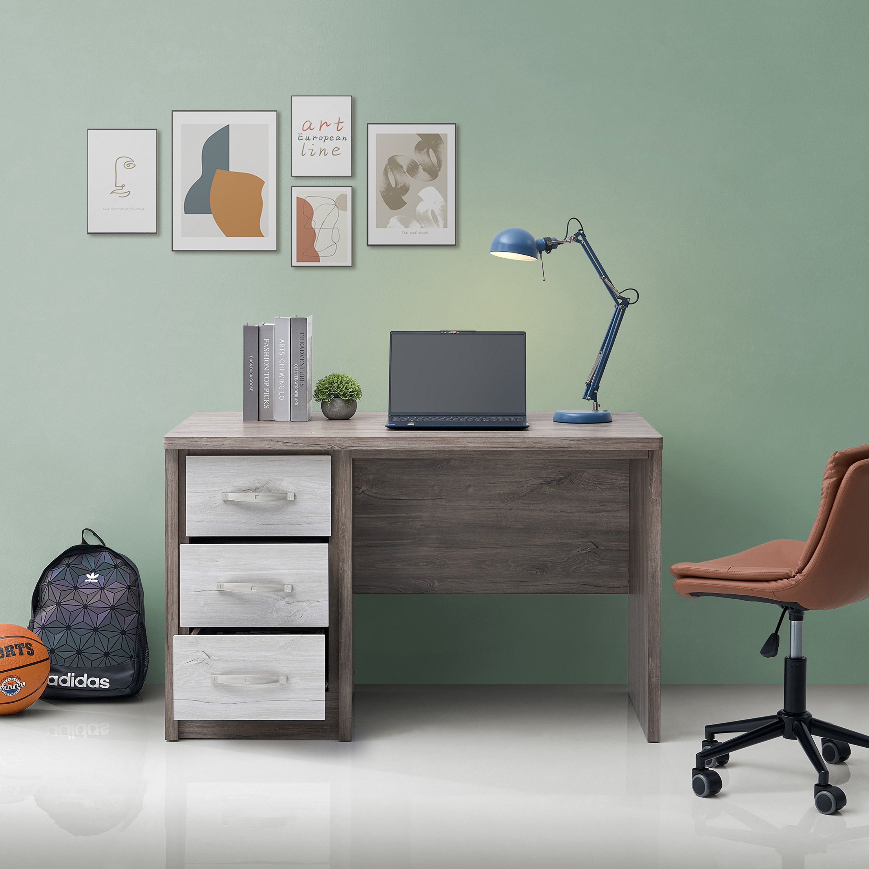 مكتب دراسة بـ3 أدراج من إنريكو-hbxfurniture-office-desks-image-2