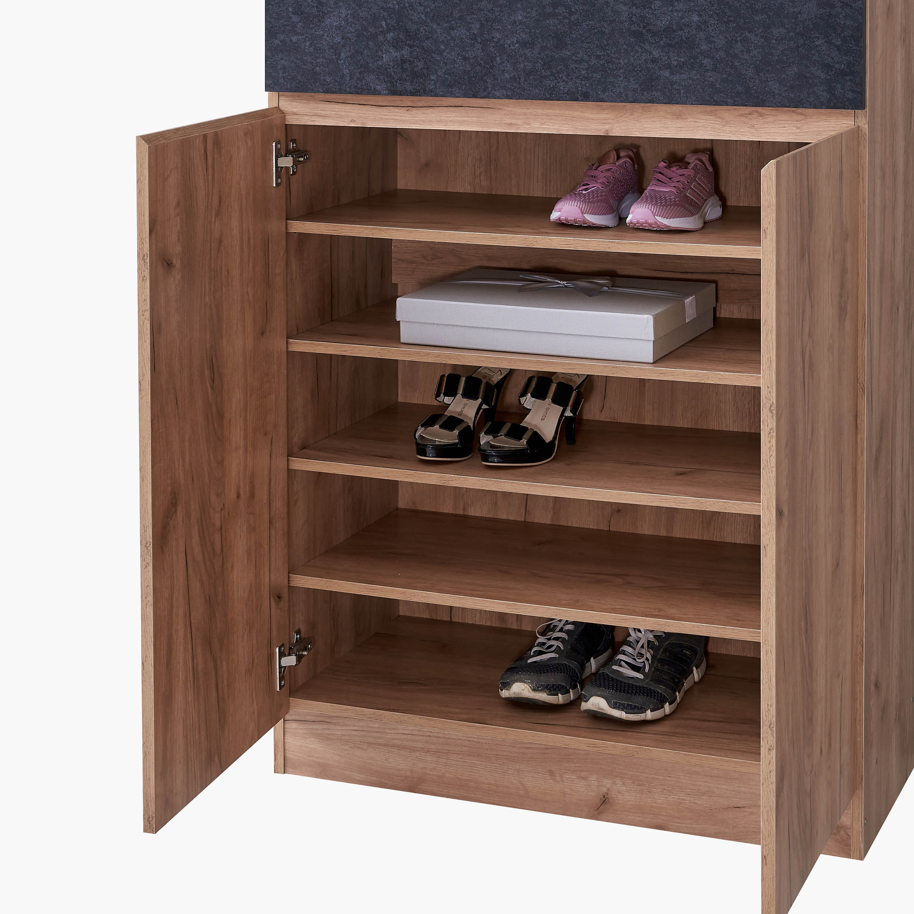 خزانة أحذية لـ18 زوجًا ببابين ودرج من أطلس-hbxbedroom-shoecabinetsandracks-image-8