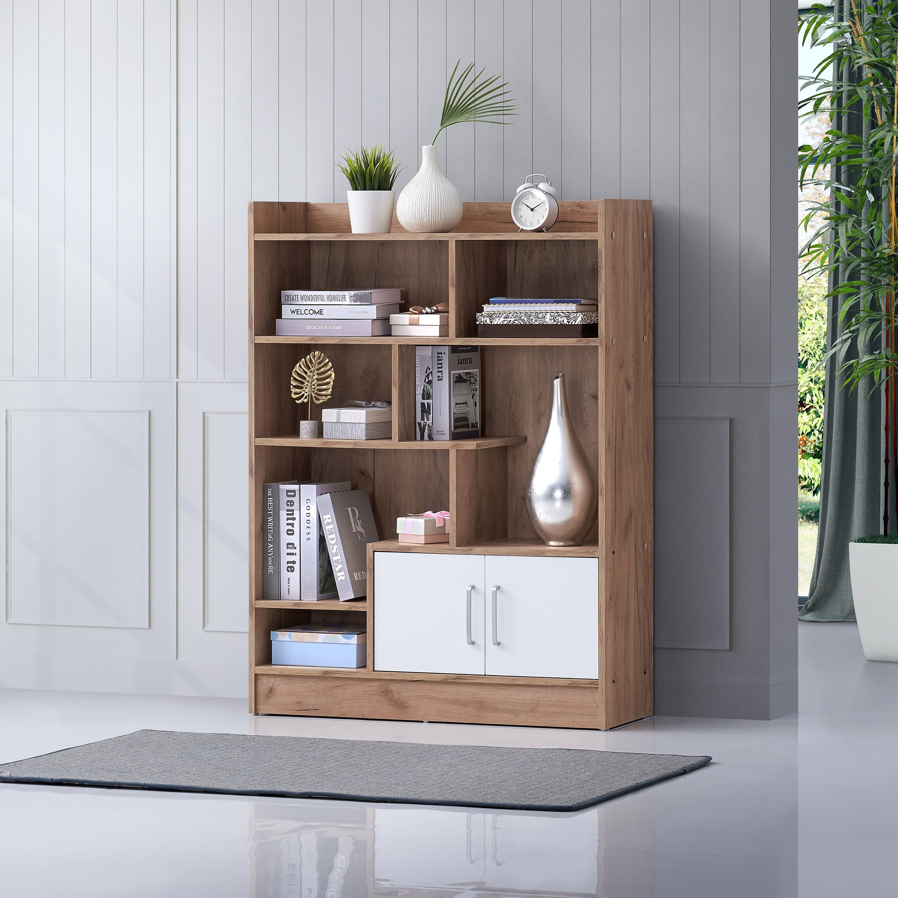 Movo Alford Elora 2-Door Book Case with Shelf-PROMO_HB_SA_HBX10_TH1000_NEW_031025-image-1